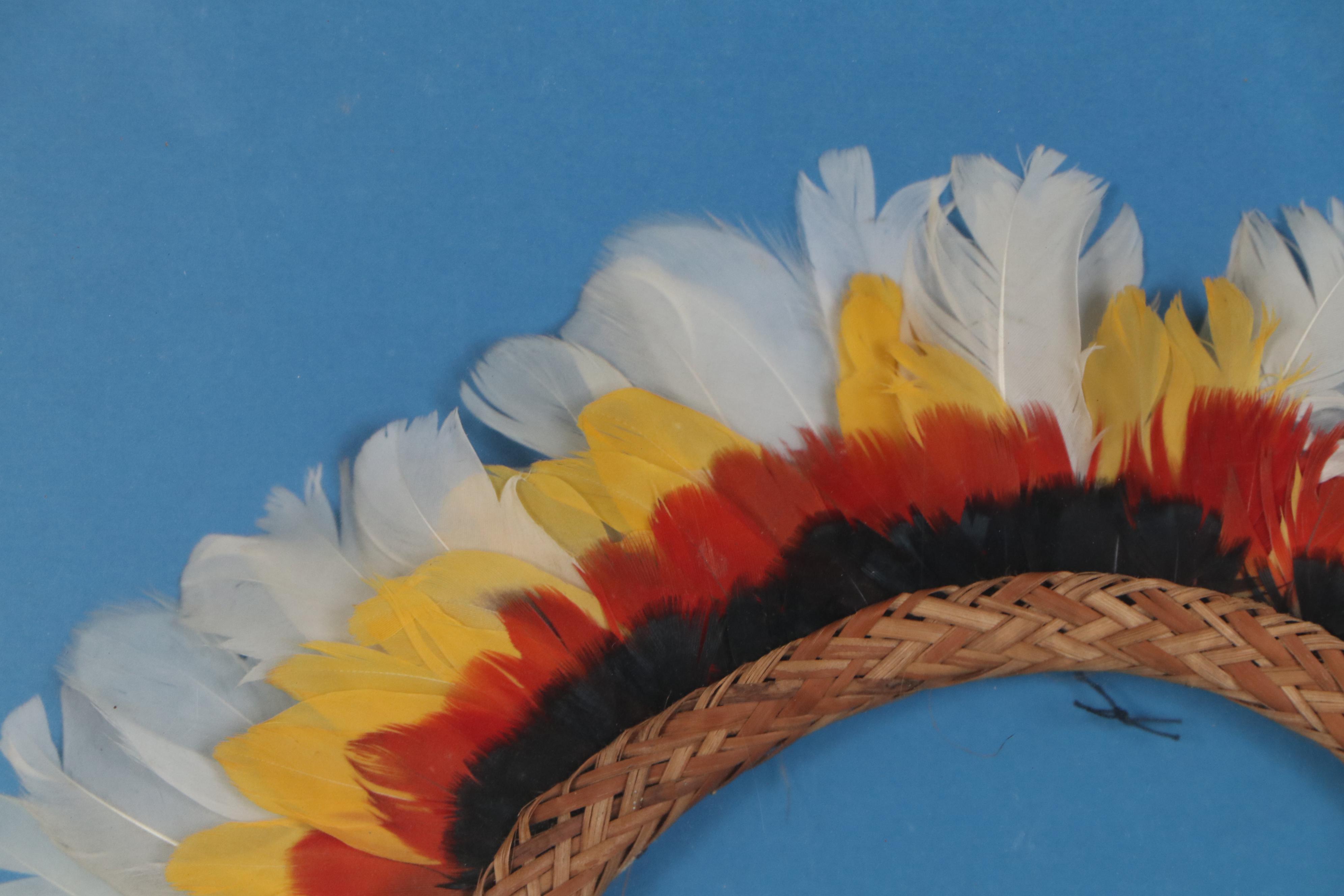 Amazonian Style Feather Headdress, Rikbaktsa People