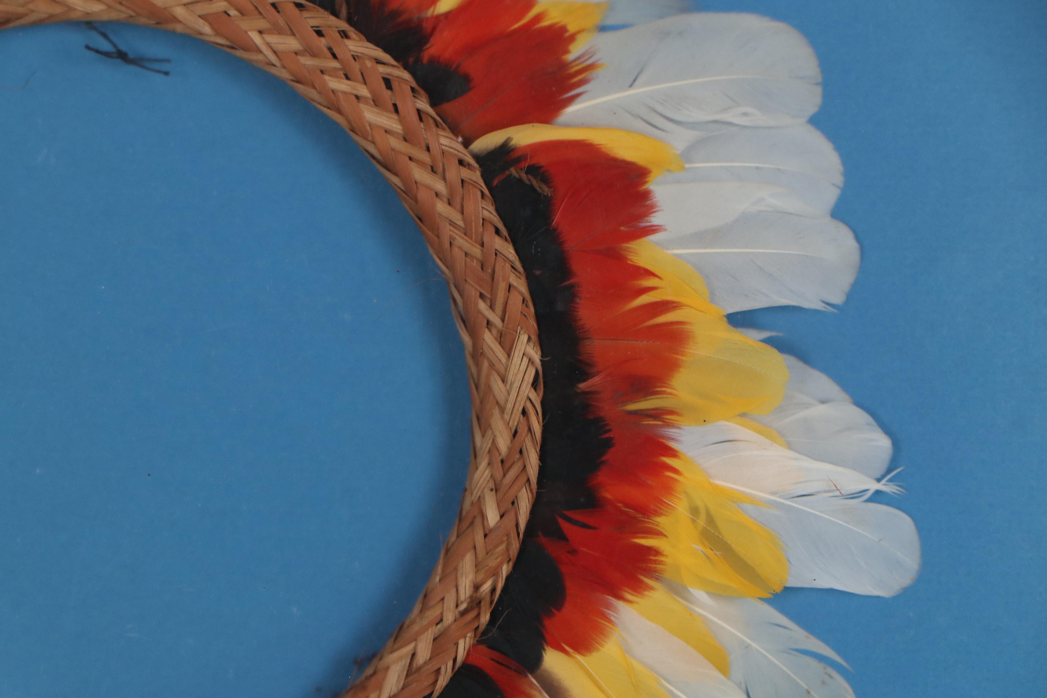Amazonian Style Feather Headdress, Rikbaktsa People