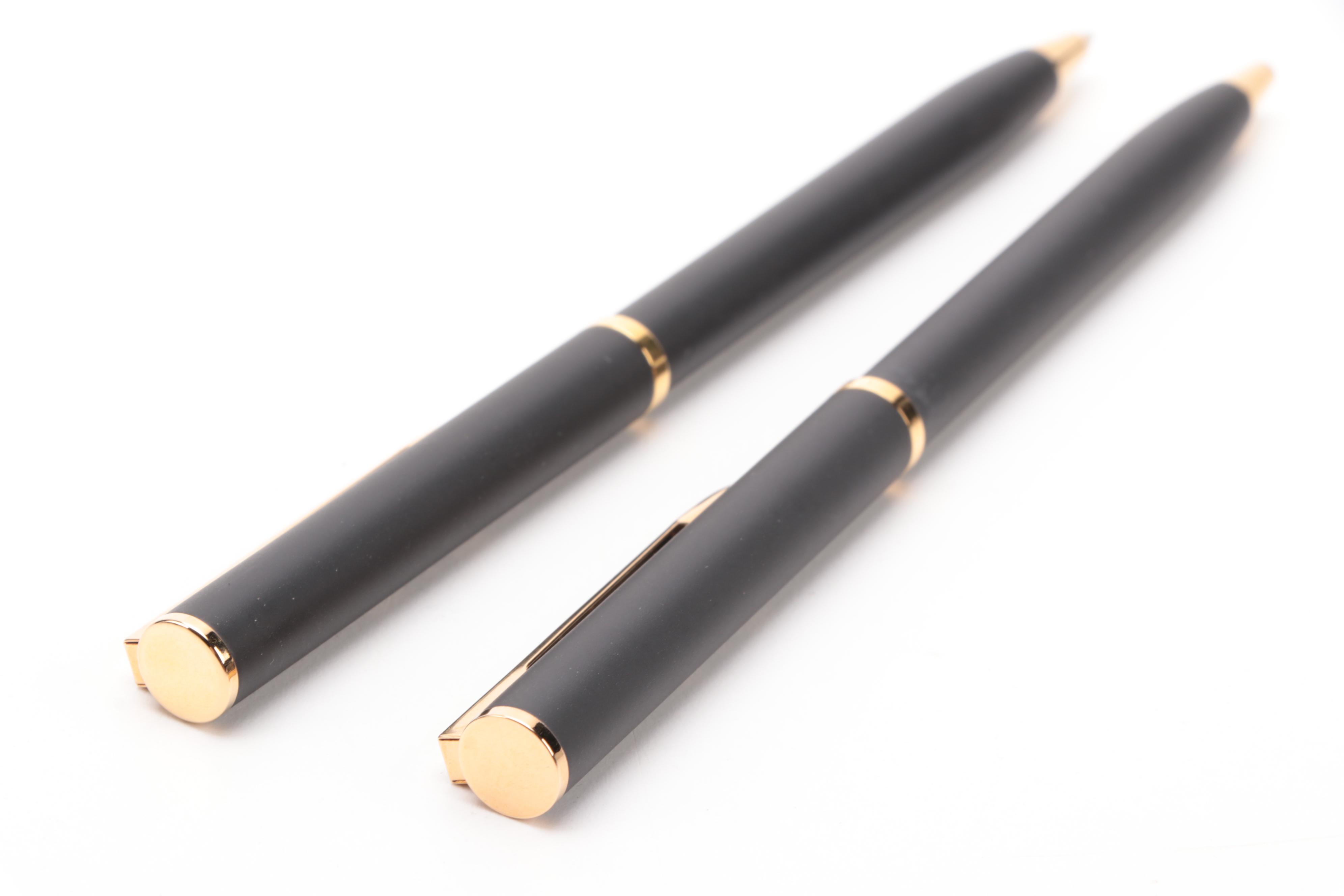 Waterman Commemorative Ballpoint Retractable Pens with Case