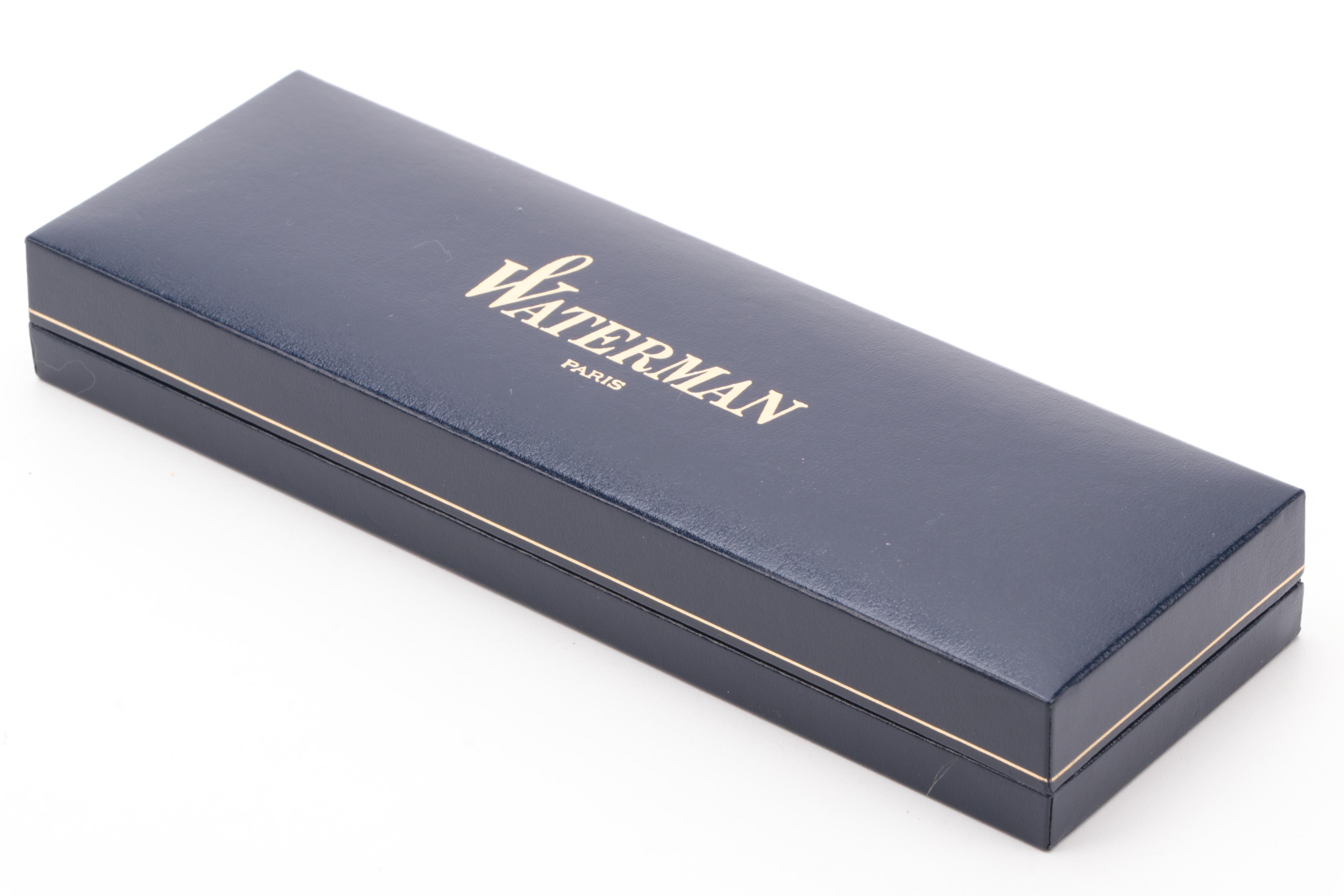 Waterman Commemorative Ballpoint Retractable Pens with Case