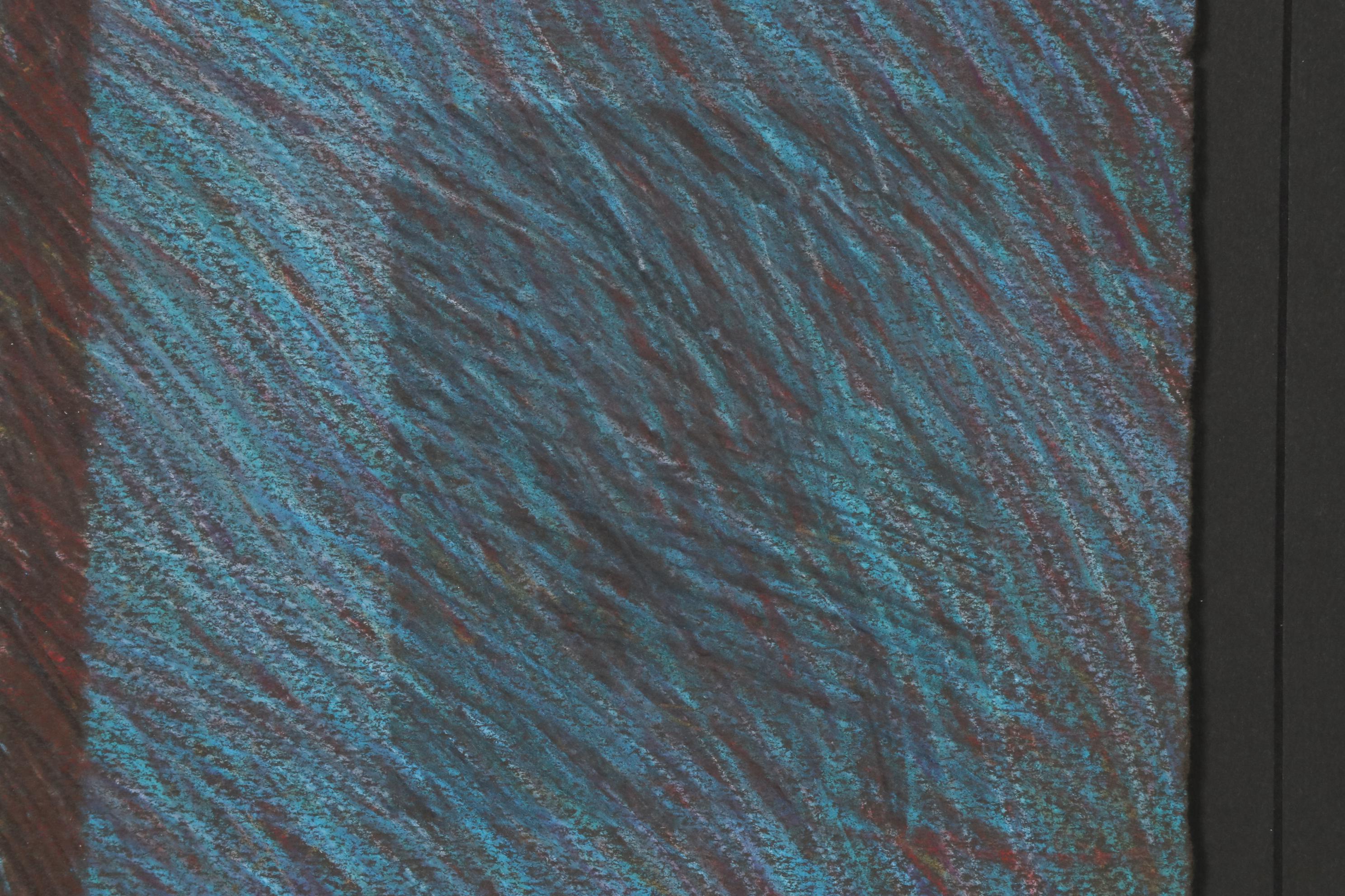 Robert W. Regier Pastel Drawing of Geometric Abstract Composition, 20th Century