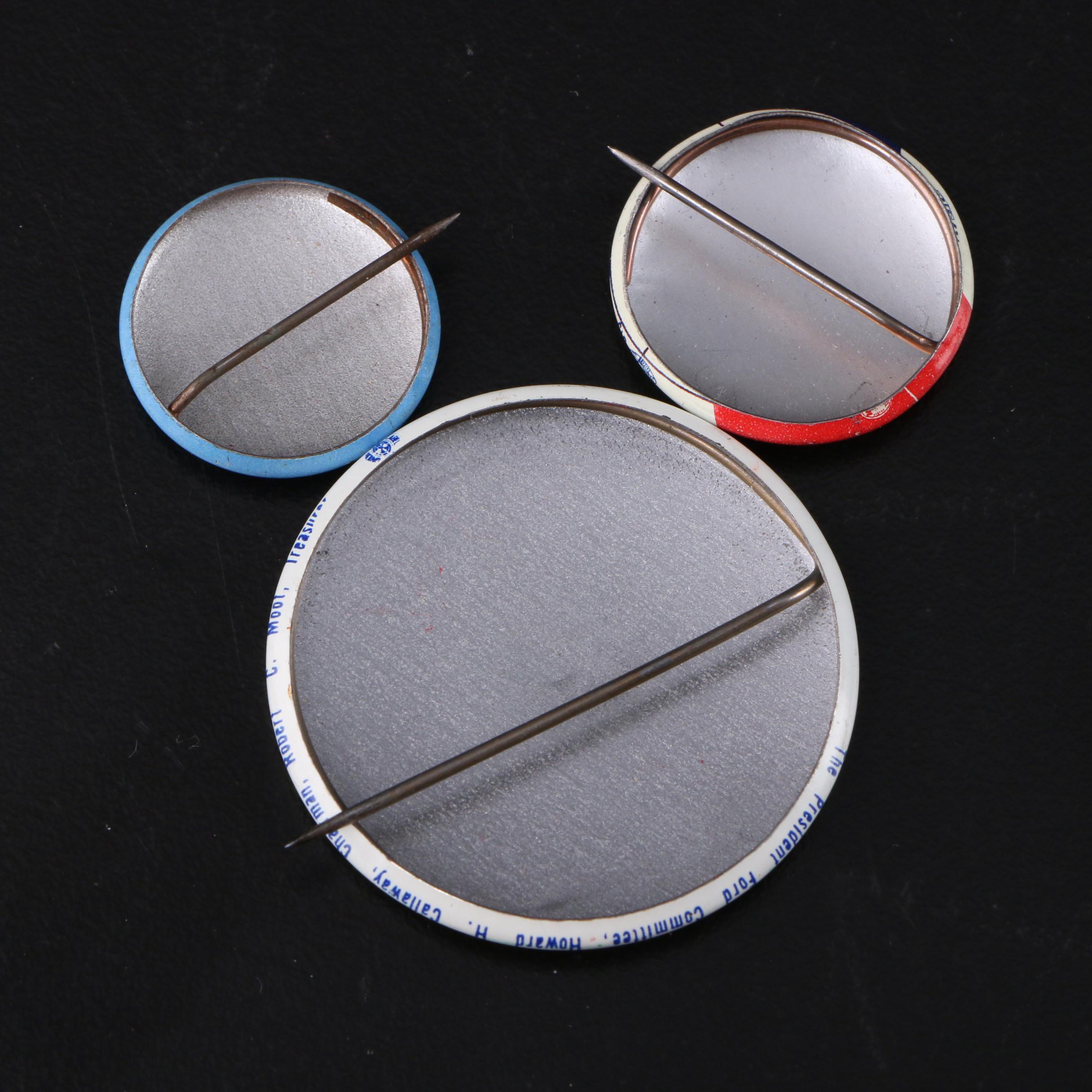 Park Sherman Co. "Everdry" Metal Match Holder with Compass and Presidential Pins