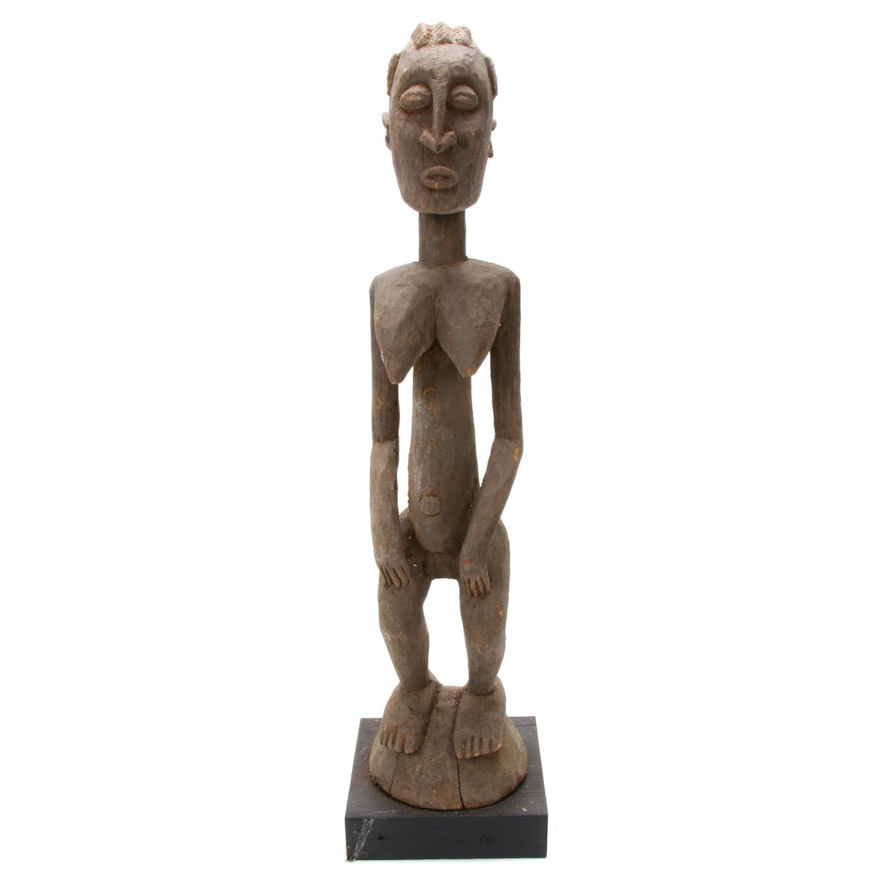 Dogon Style Hand-Carved Wood Maternity Figure, Mali
