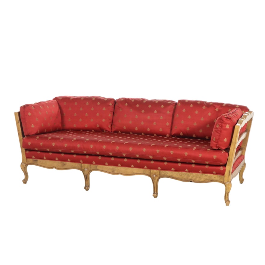 French Provincial Style Napoleonic Bee Upholstered Sofa