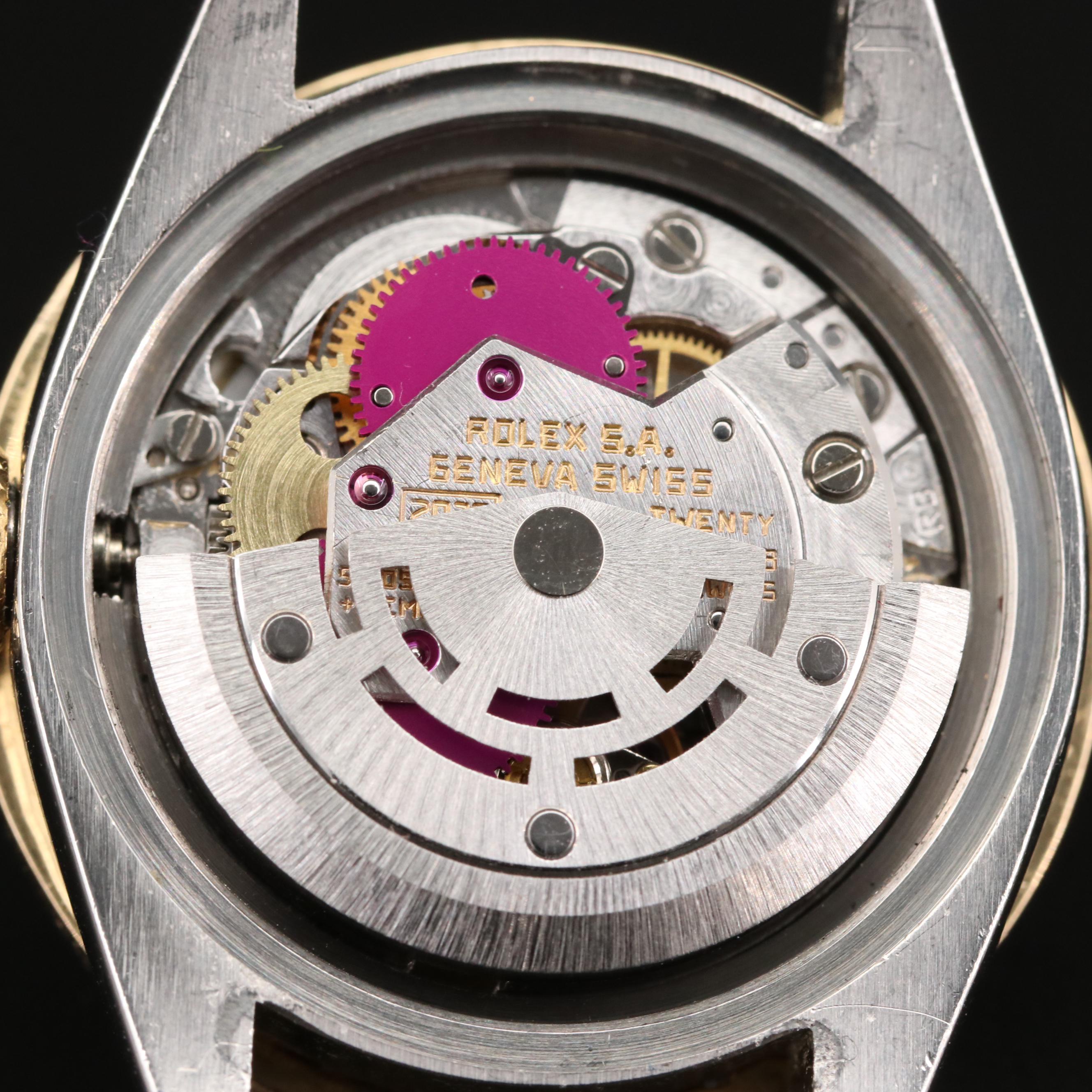 1981 Rolex 1.06 CTW Diamond Datejust 14K and Stainless Steel Watch