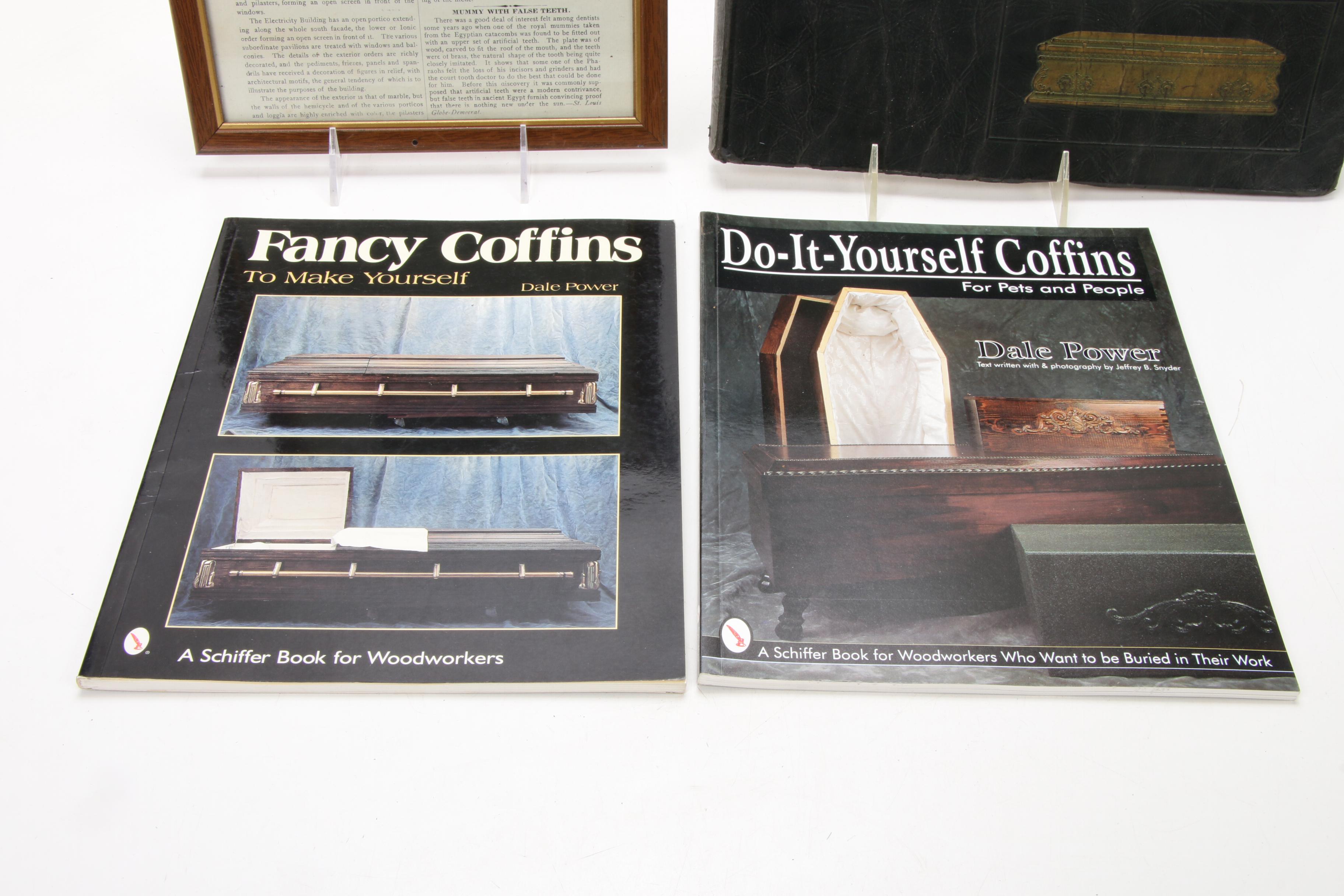 Springfield Casket Co Catalog, DIY Coffin Books, and Funeral Ephemera