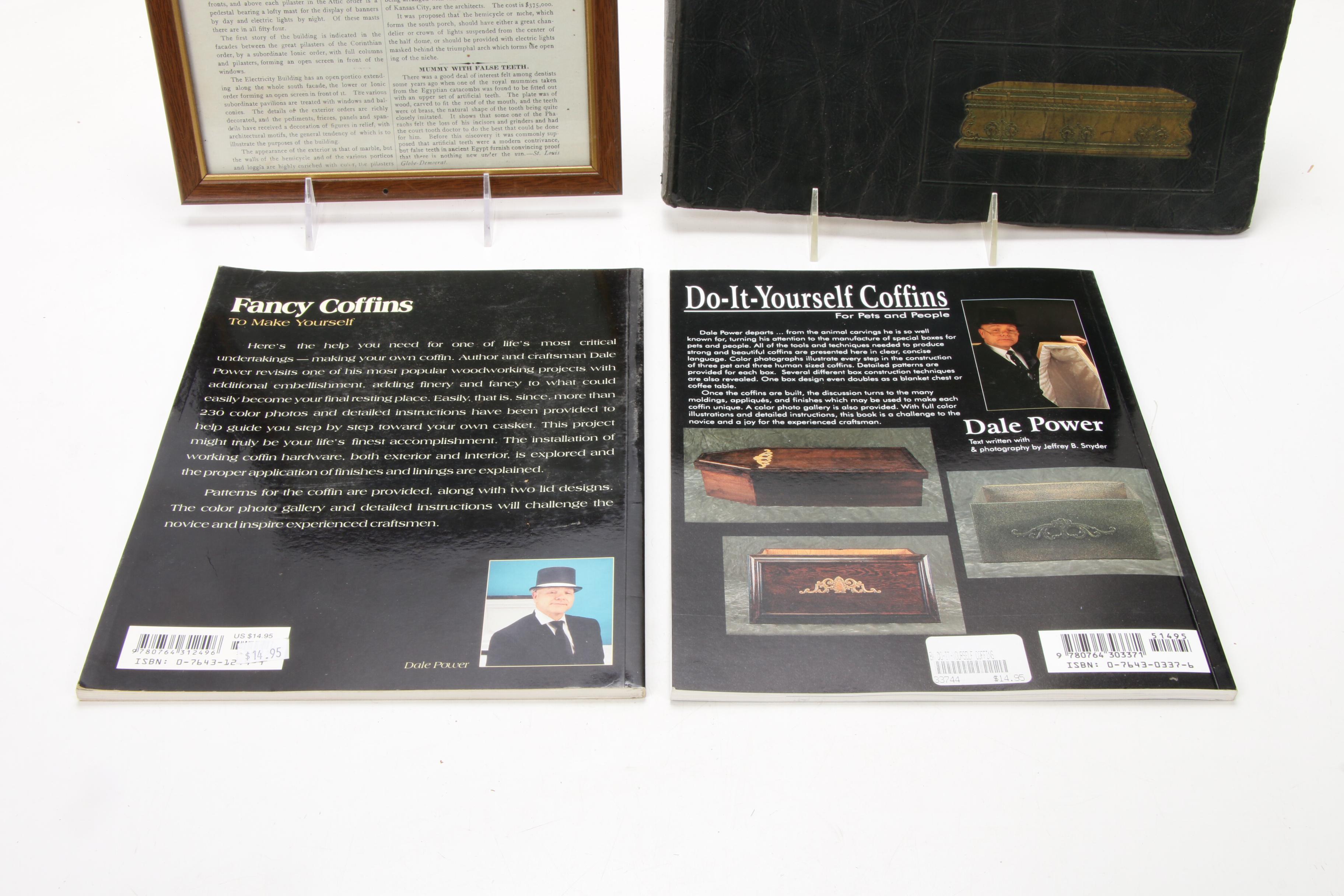 Springfield Casket Co Catalog, DIY Coffin Books, and Funeral Ephemera