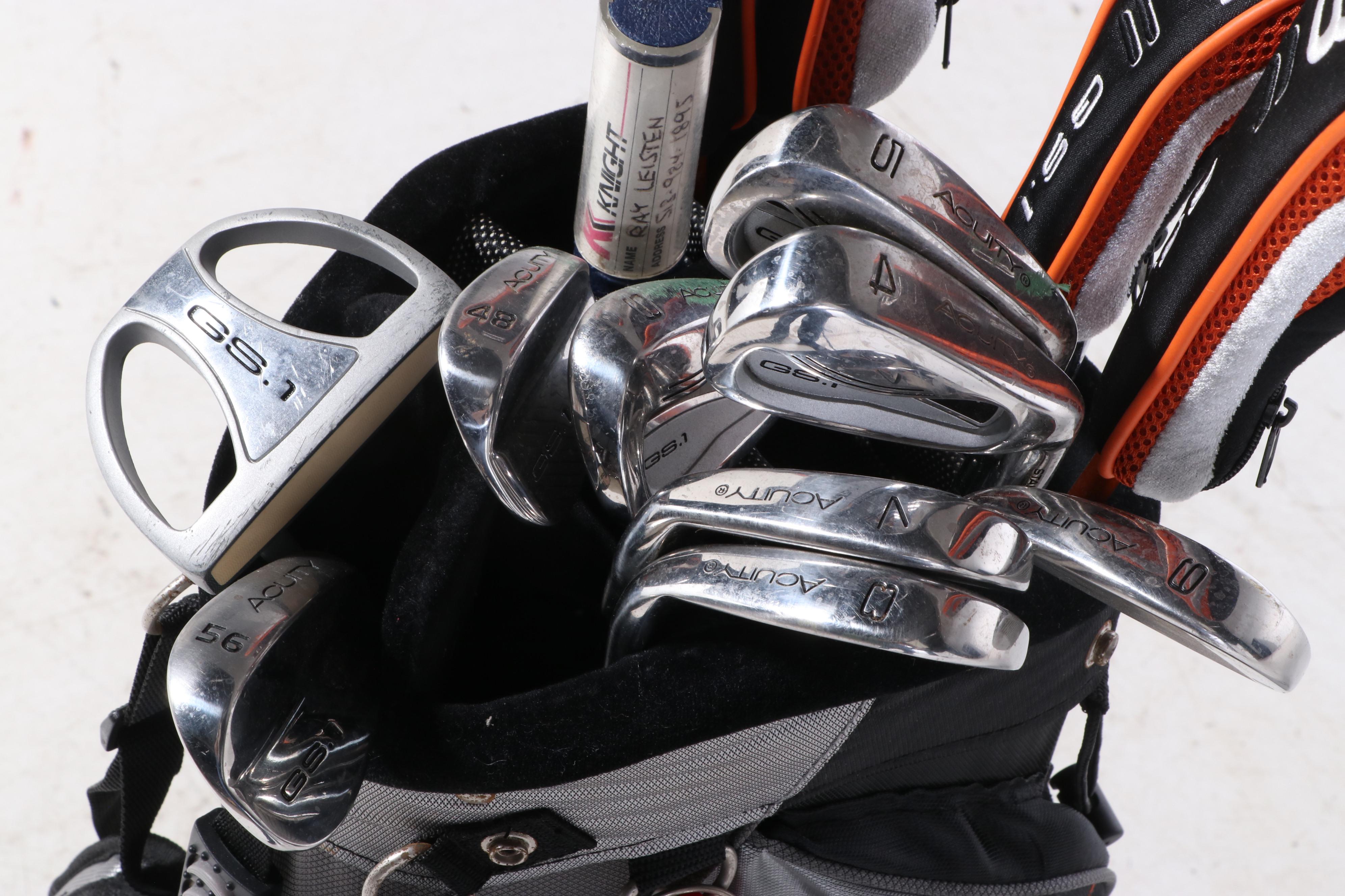 Acuity GS-1 Titanium Men's Golf Clubs with Bag