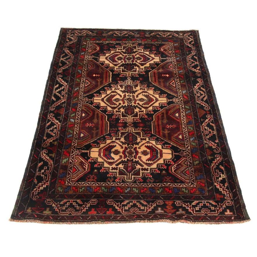 3'6 x 5'10 Hand-Knotted Persian Balouch Rug, 2000s