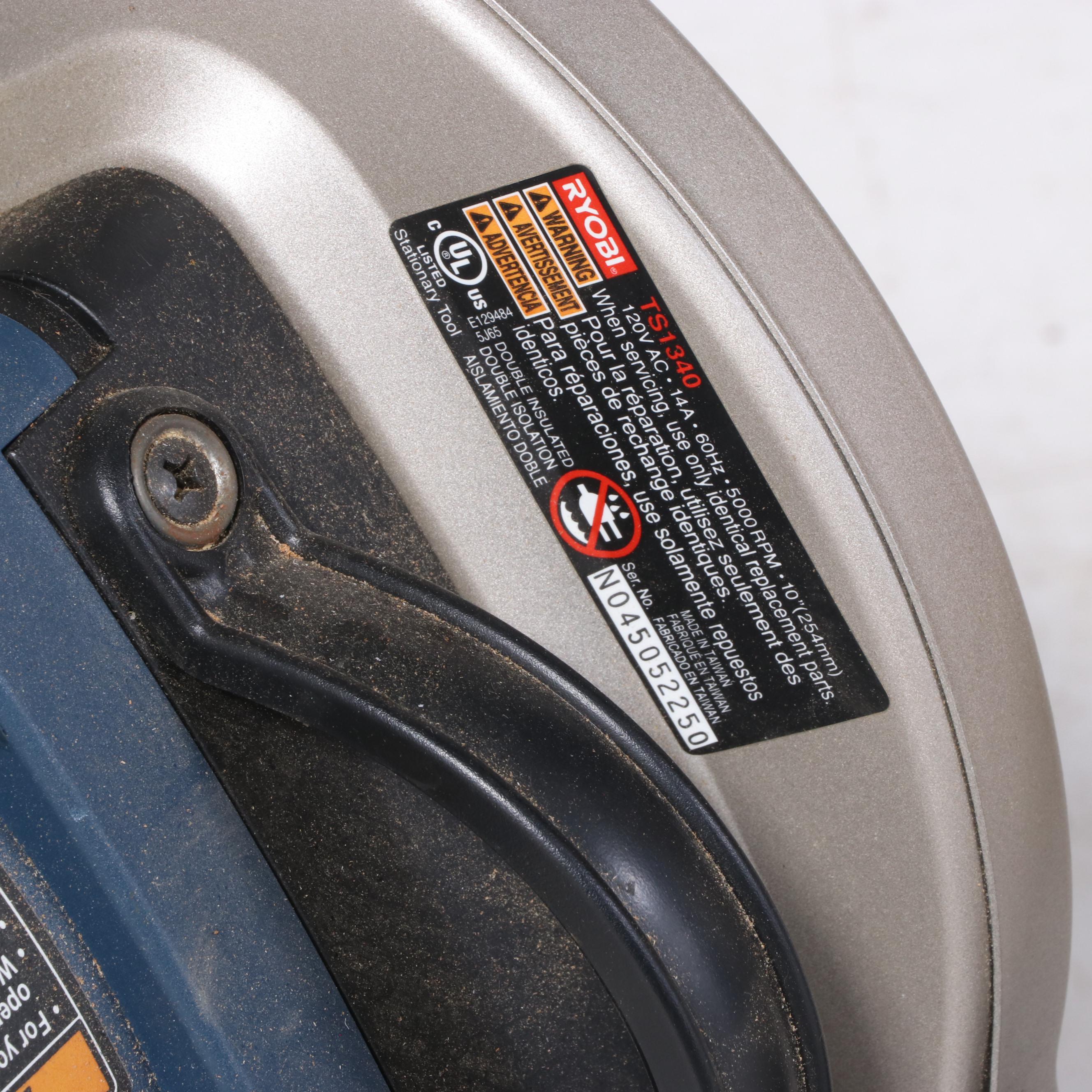 Ryobi Power Poratable Corded Electric Miter Saw