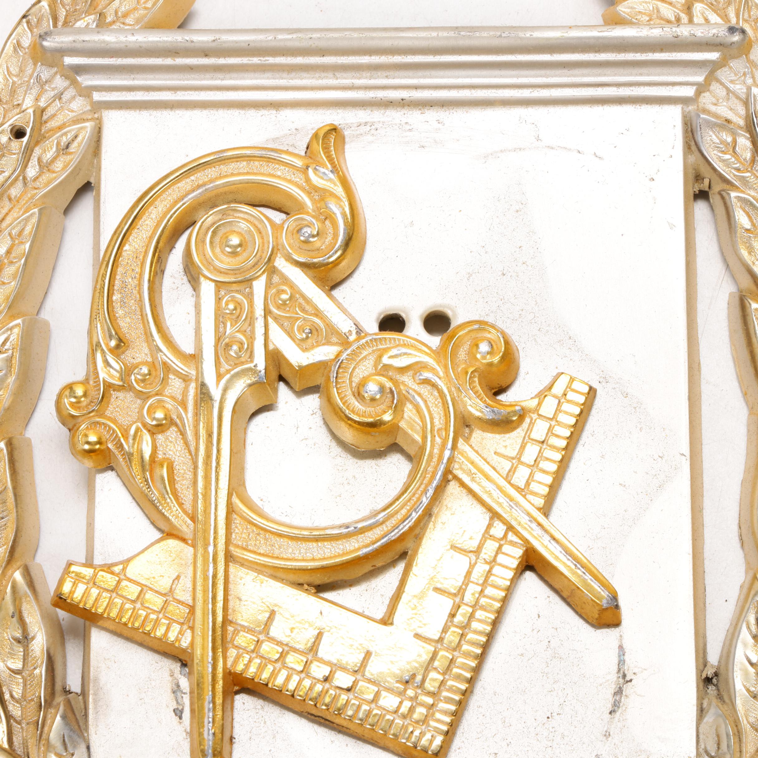 Masonic and Shriner Metal Grave Markers