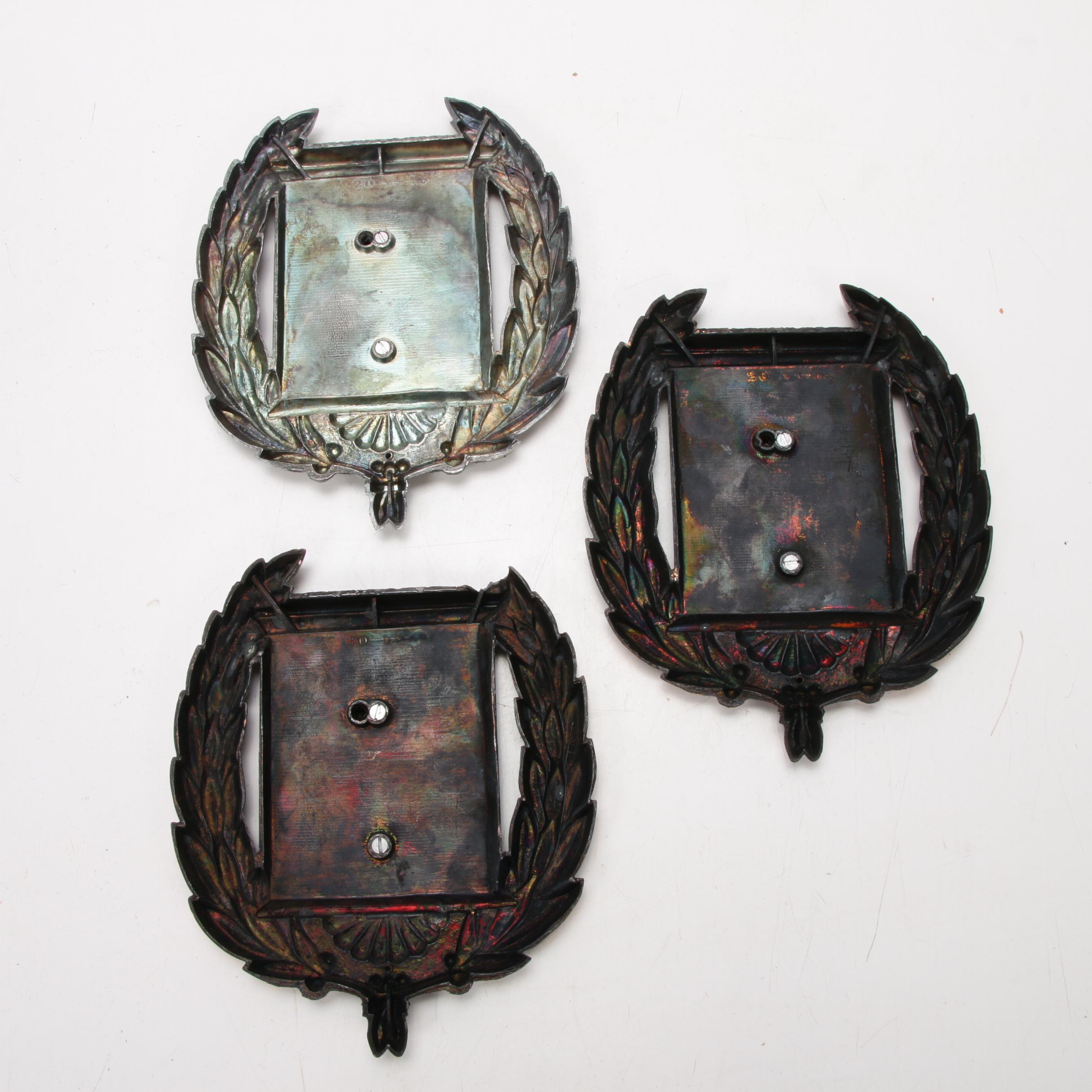 Masonic and Shriner Metal Grave Markers