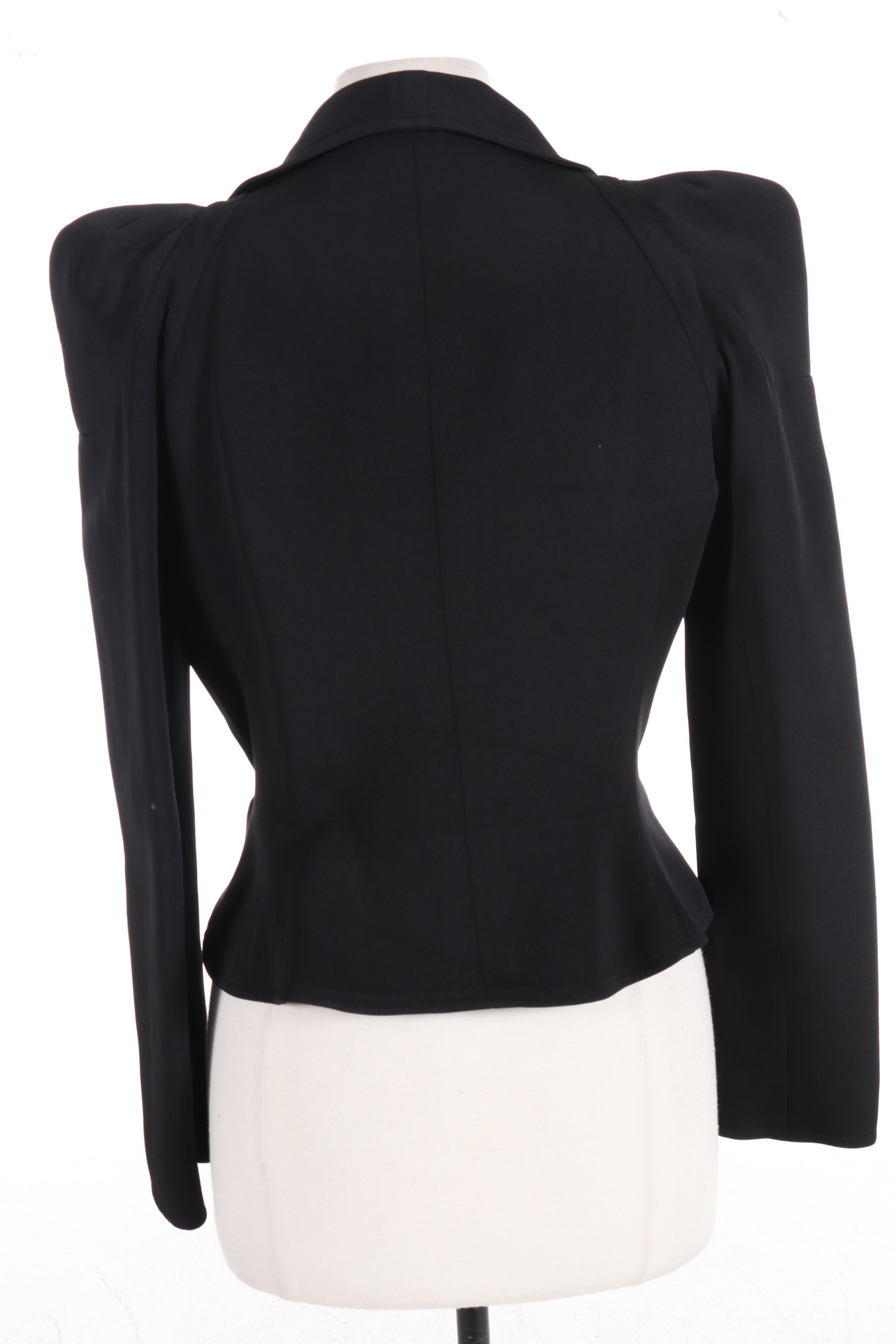 Christian Lacroix of Paris Jacket with Faux Antique Coin Button, 1980s Vintage