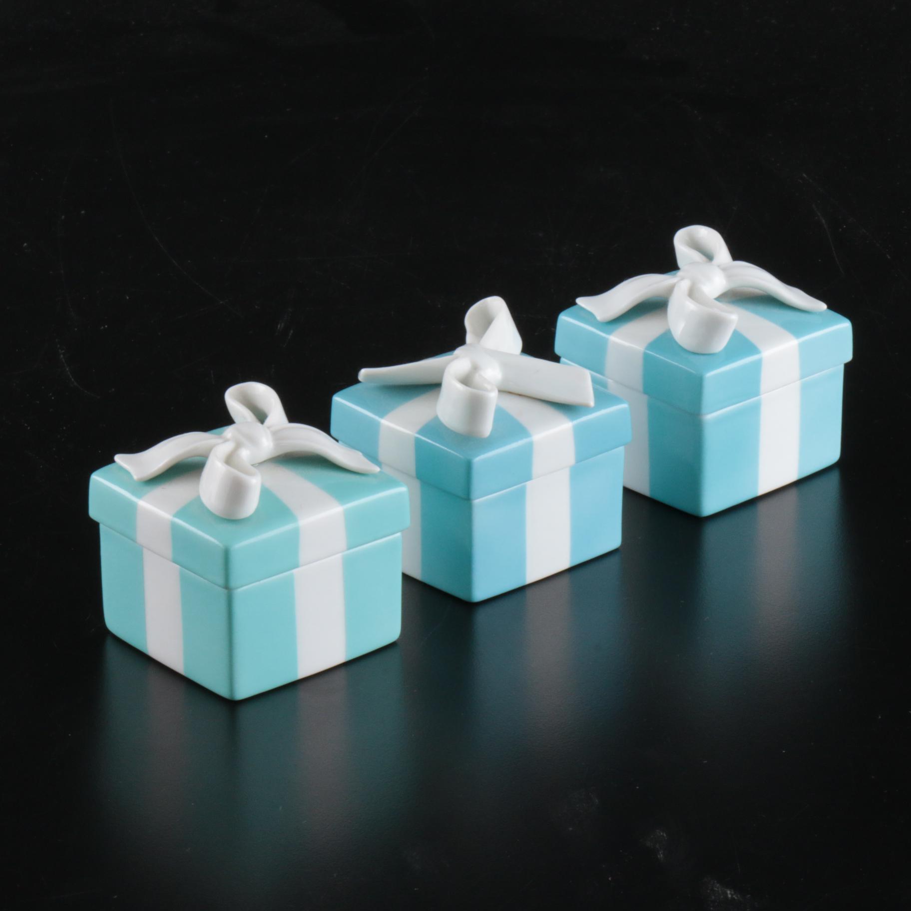 Tiffany & Co. Porcelain Gift Boxes