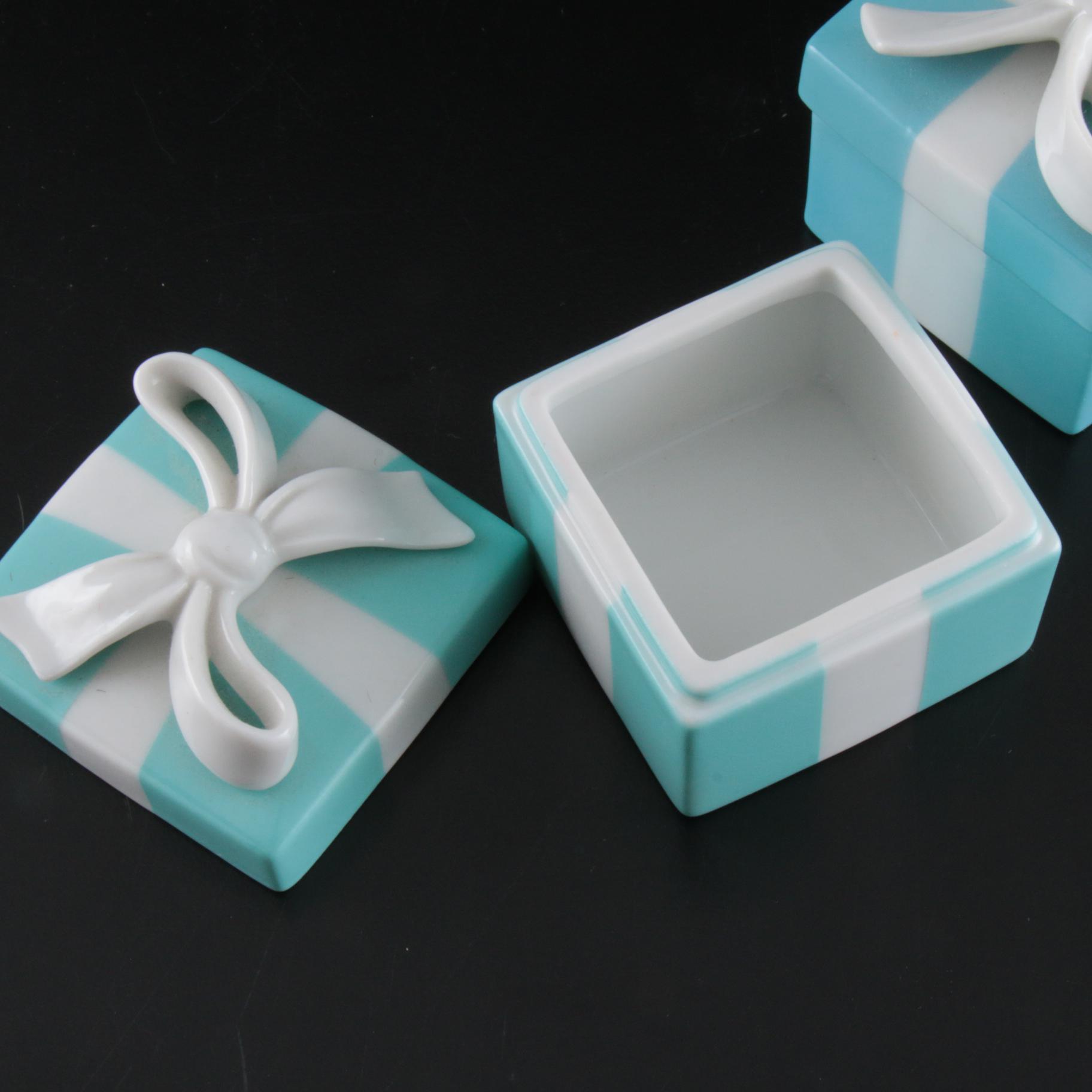 Tiffany & Co. Porcelain Gift Boxes