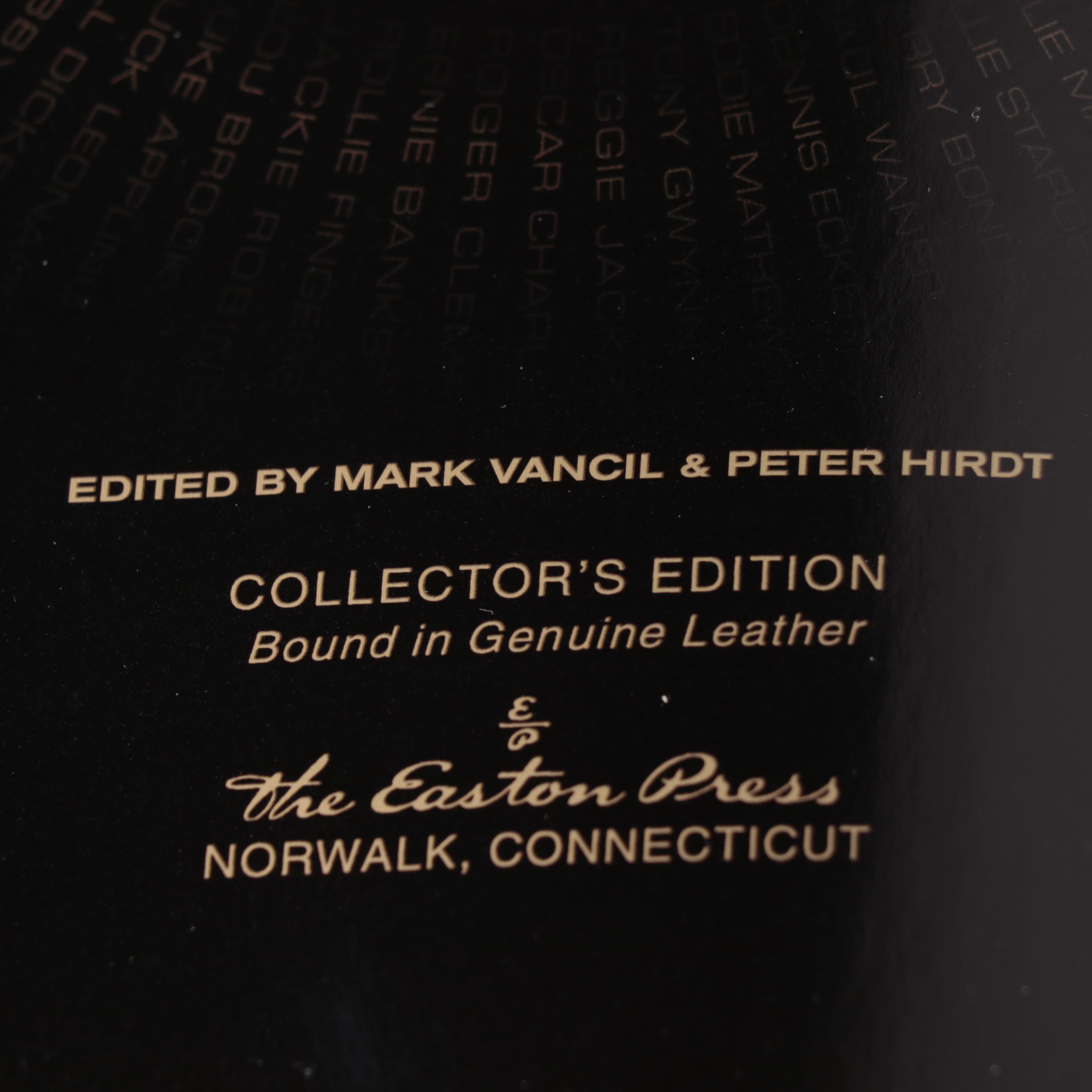 Easton Press Collector's Edition Leather Bound Baseball Books, 2000s