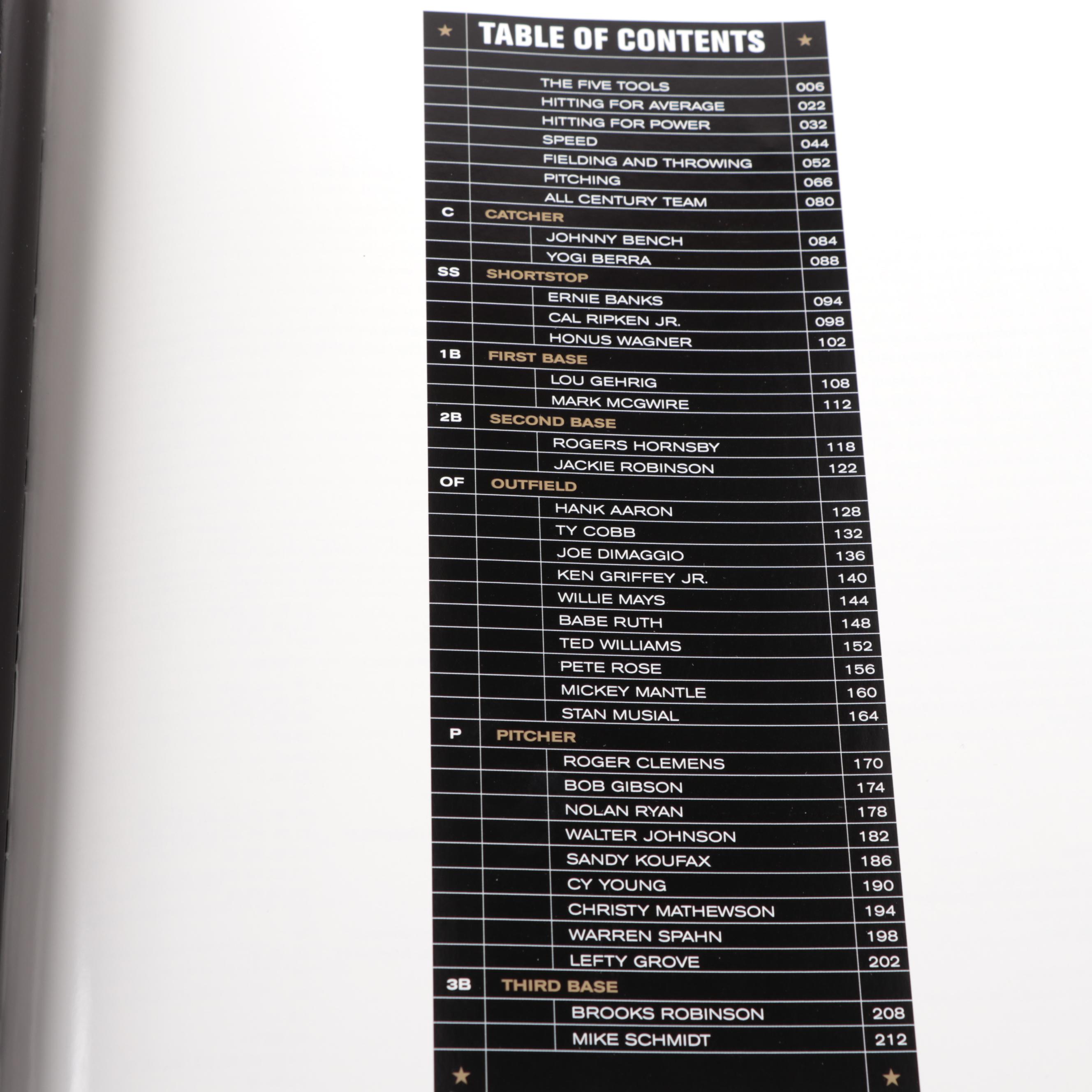 Easton Press Collector's Edition Leather Bound Baseball Books, 2000s