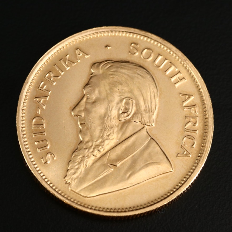 1980 South Africa Krugerrand 1oz. Bullion Gold Coin