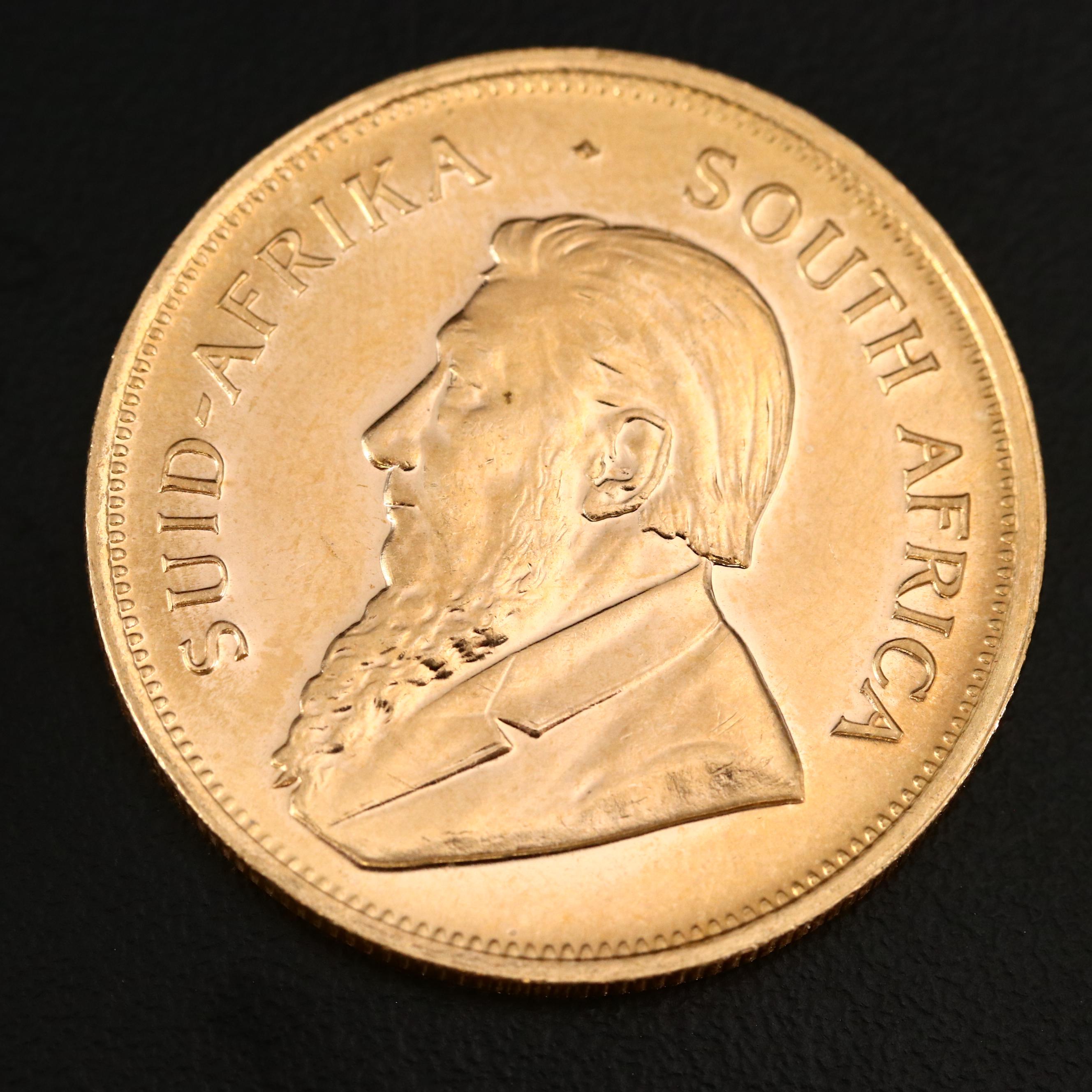 1980 South Africa Krugerrand 1oz Gold Bullion Coin