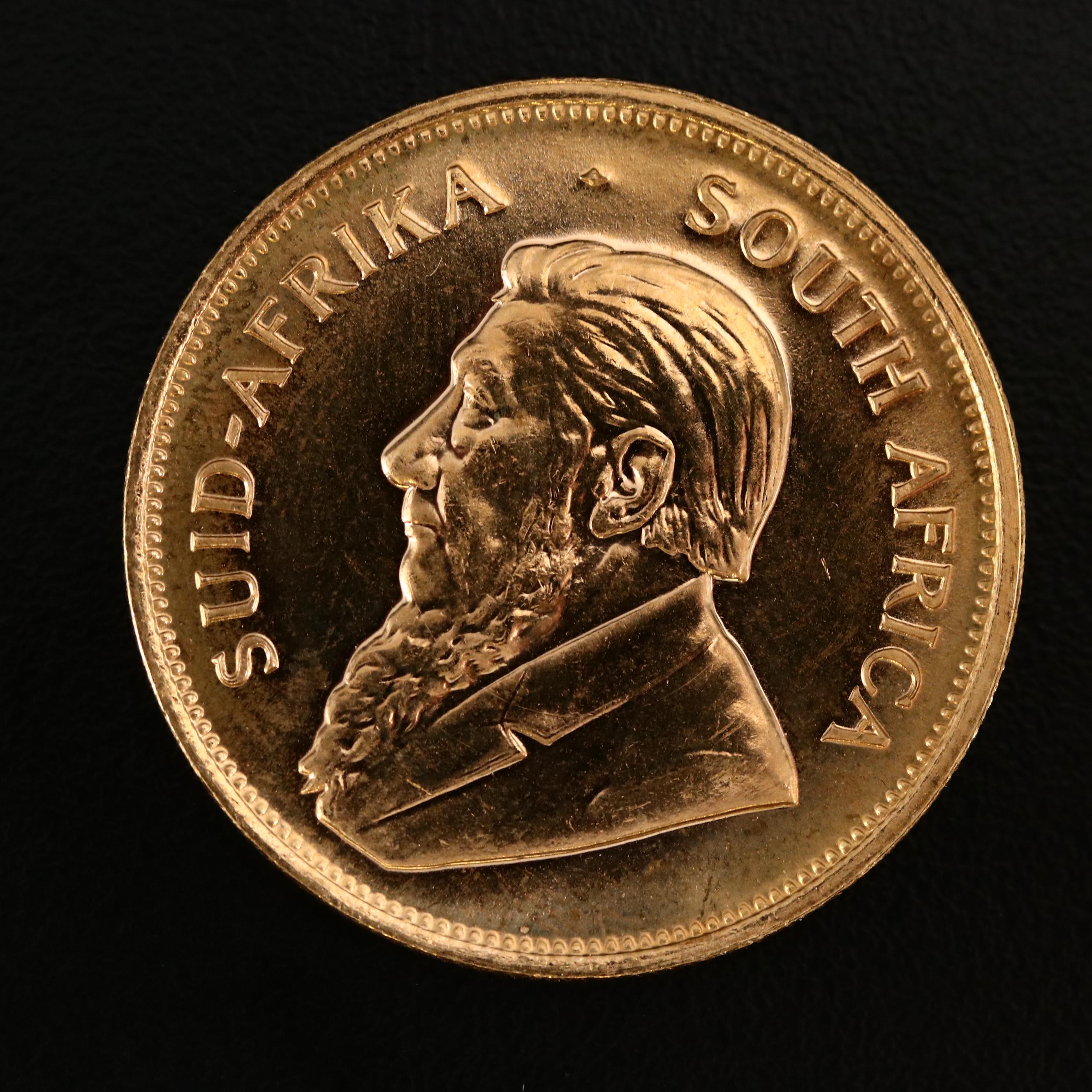 1980 South Africa Krugerrand 1oz Gold Bullion Coin