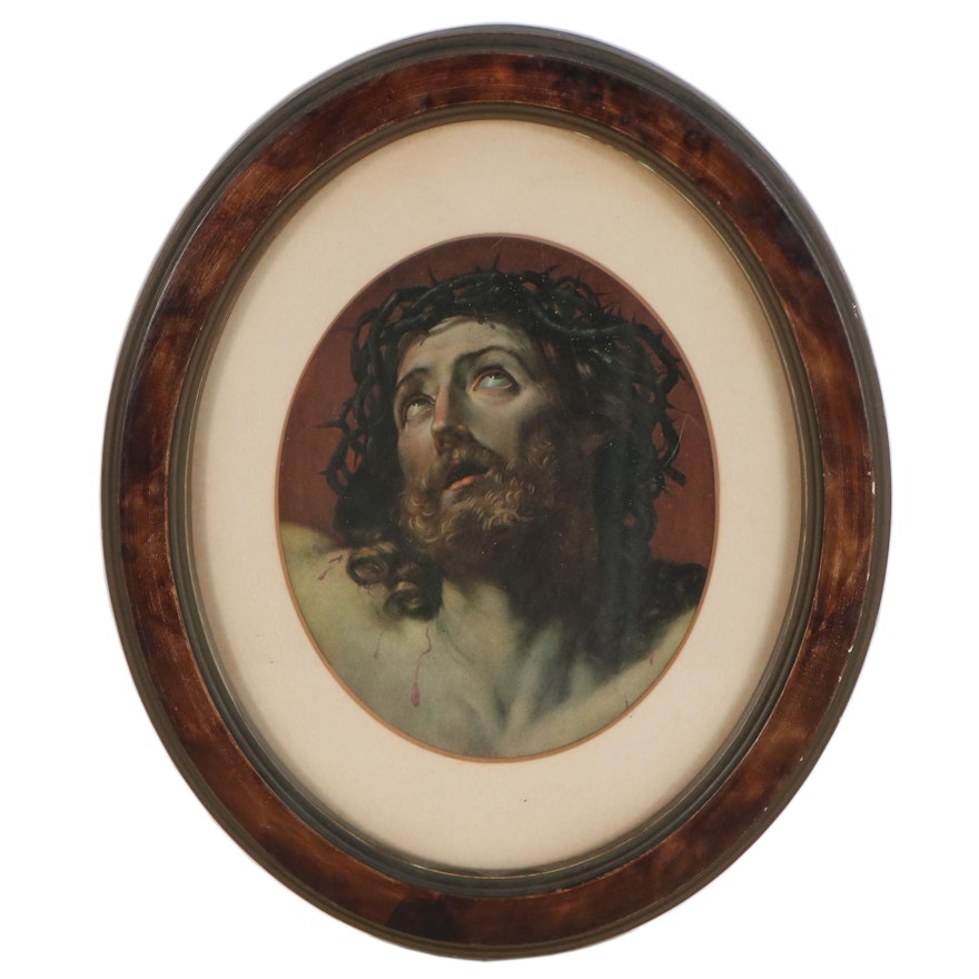 Chromolithograph of Ecce Homo, Early 20th Century