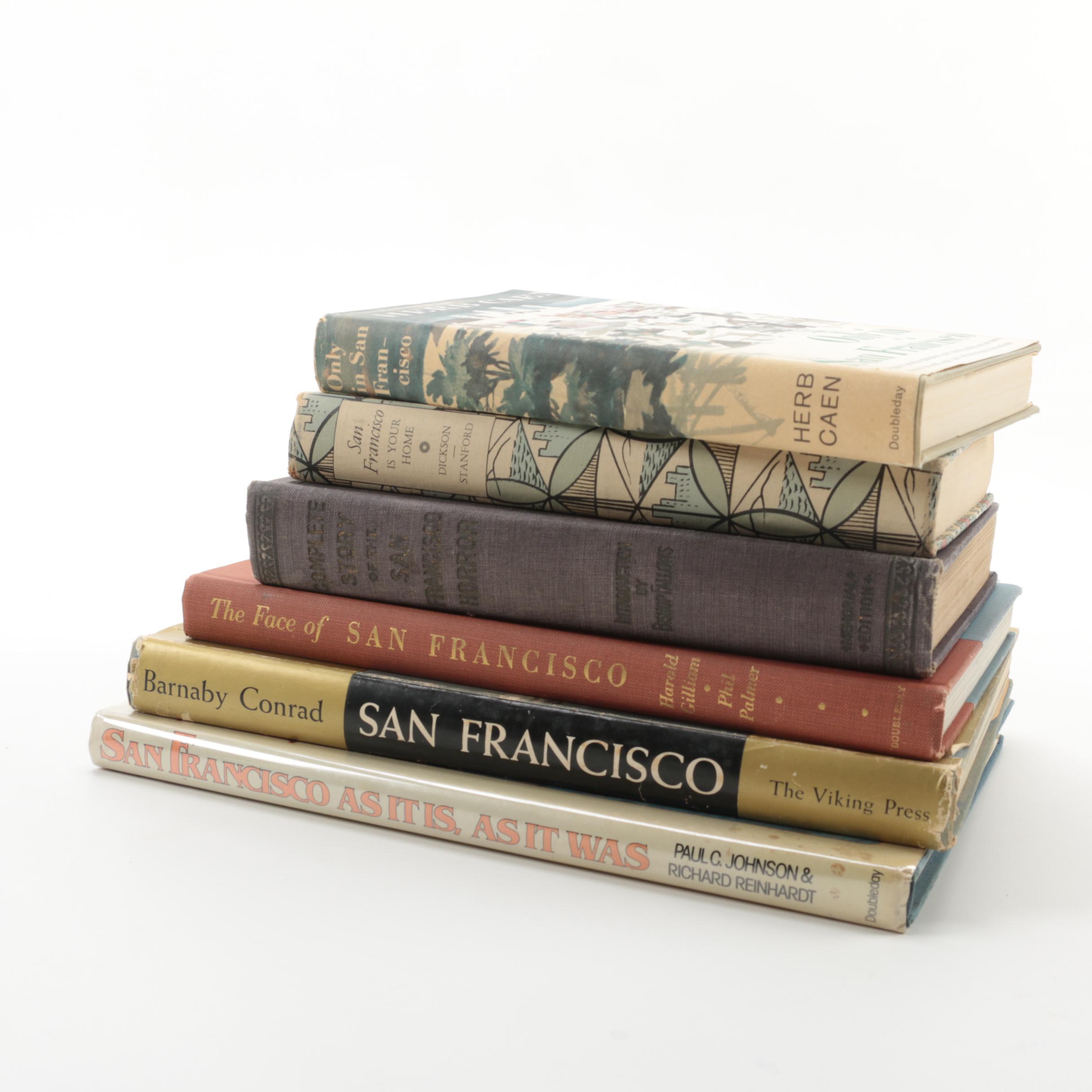 San Francisco Theme Book Collection Including First Editions