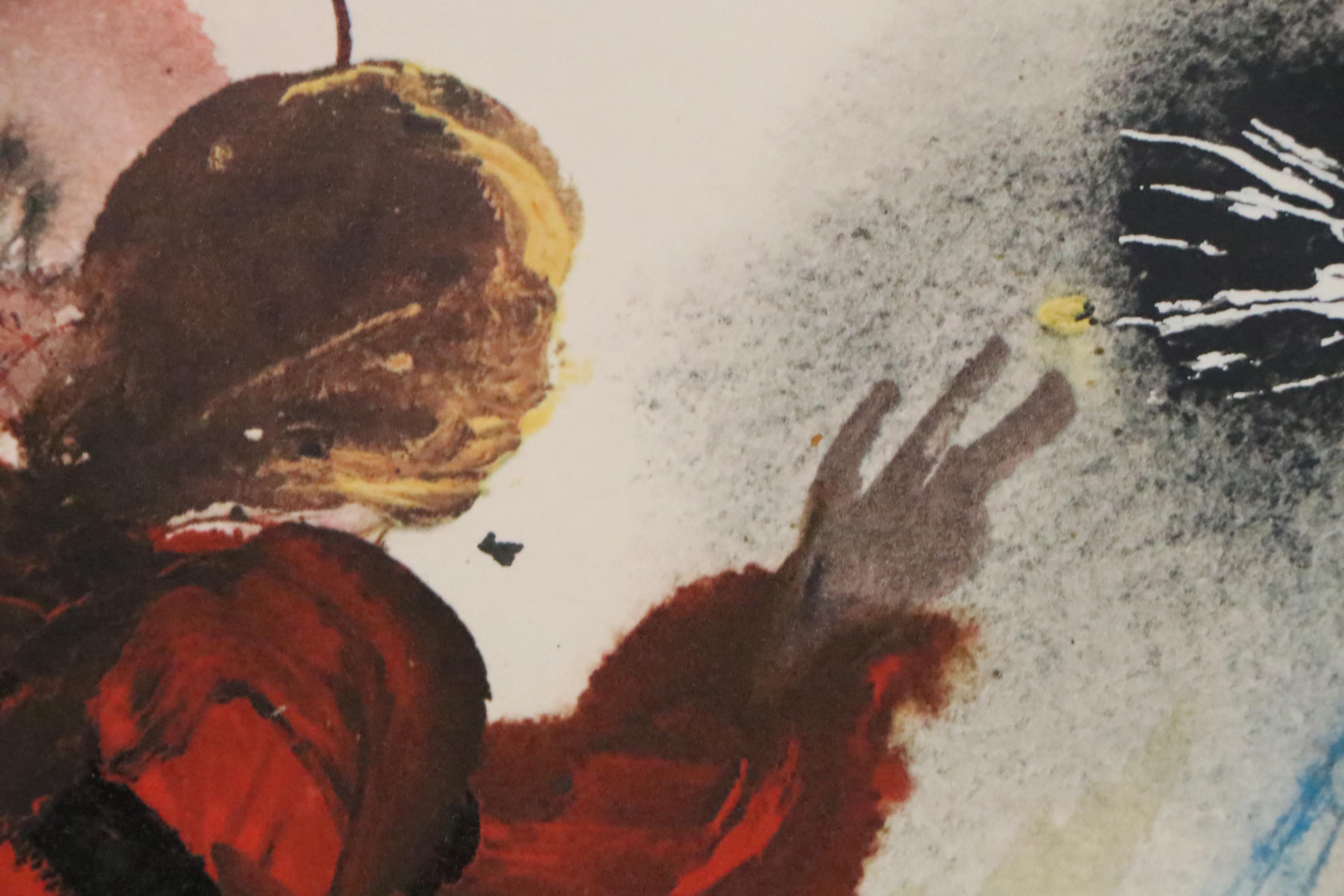 Salvador Dali Lithographic Print from "Biblia Sacra," 1969