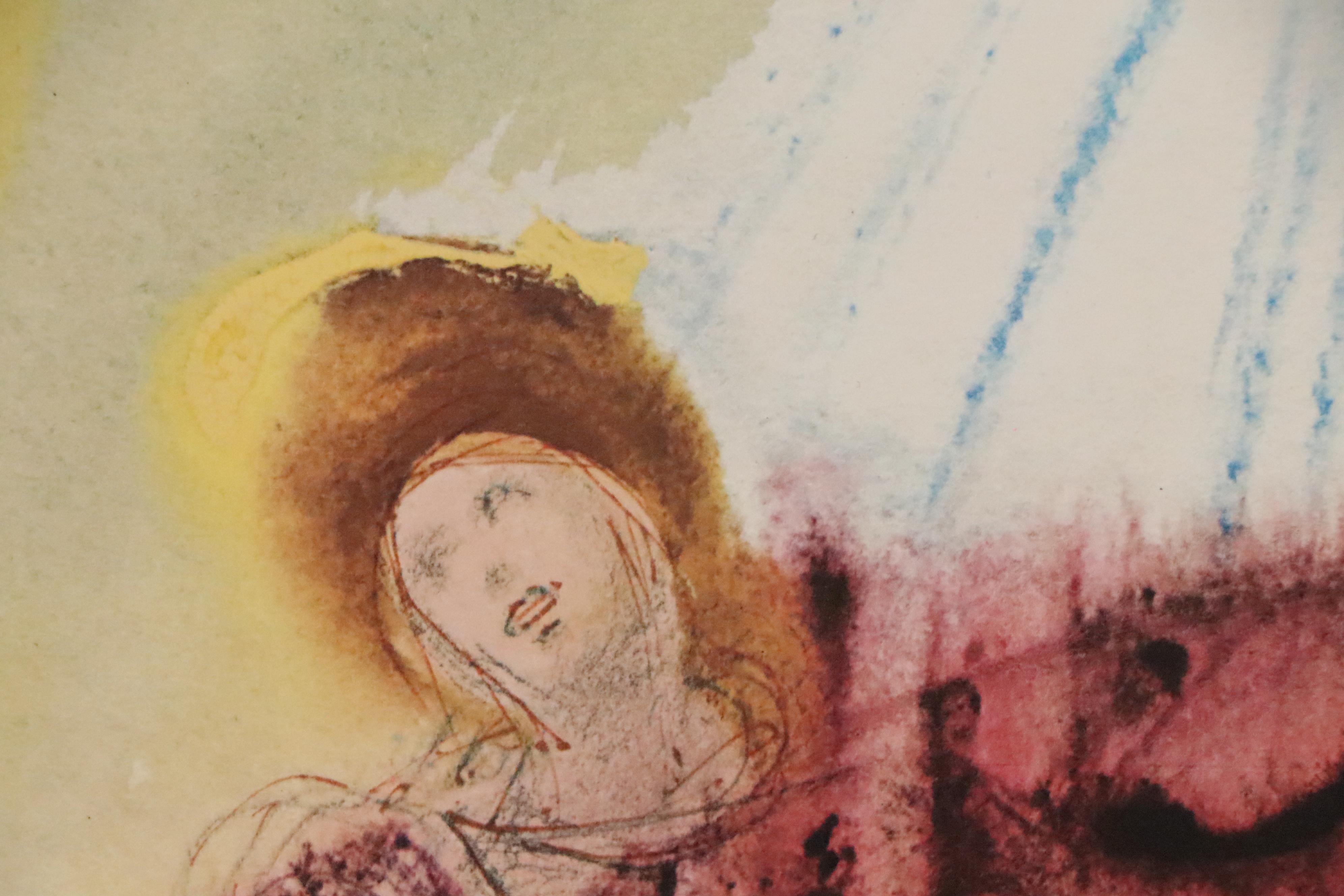 Salvador Dali Lithographic Print from "Biblia Sacra," 1969
