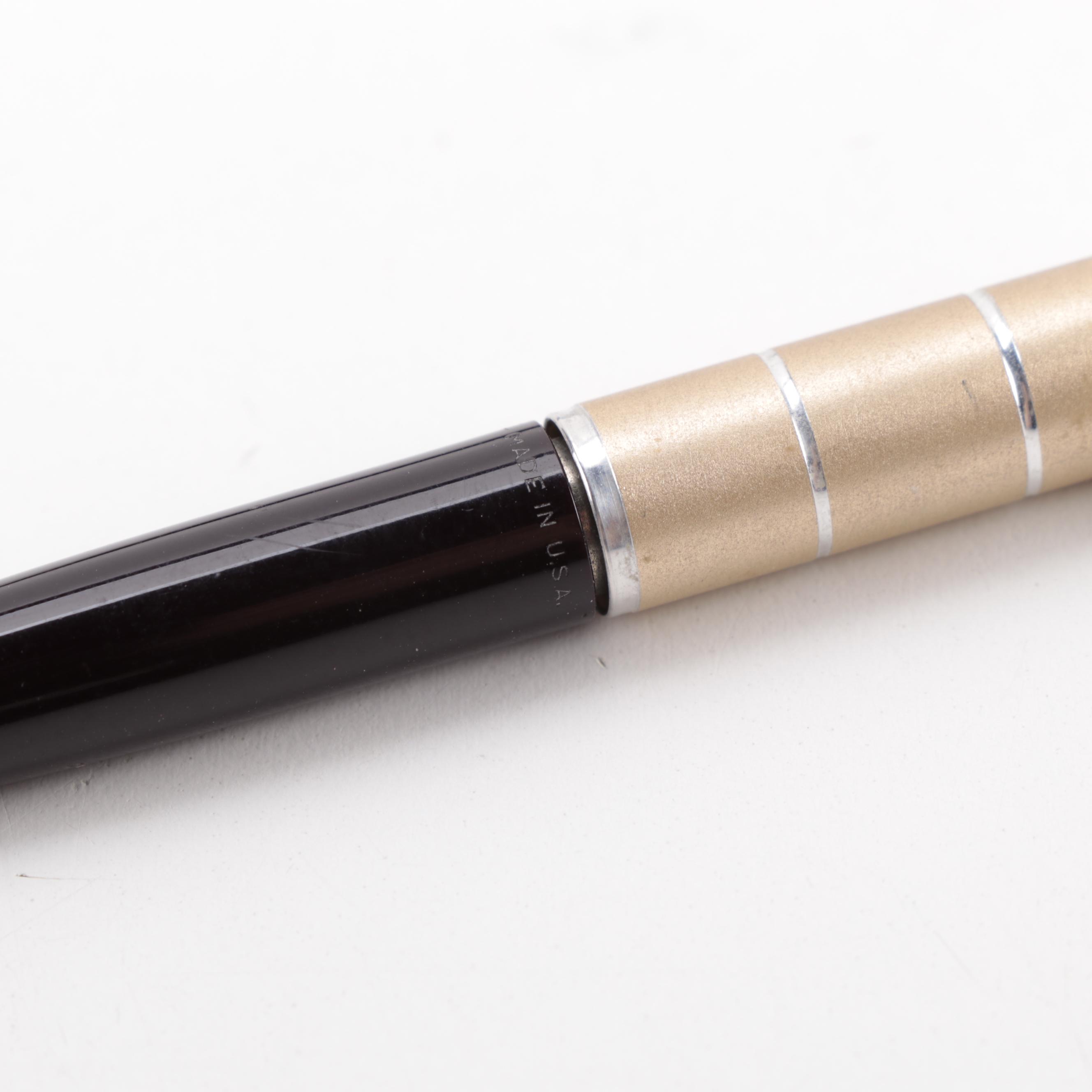 Waterman's Mechanical Pencil and Fountain Pen Set with Case and Ink Refills