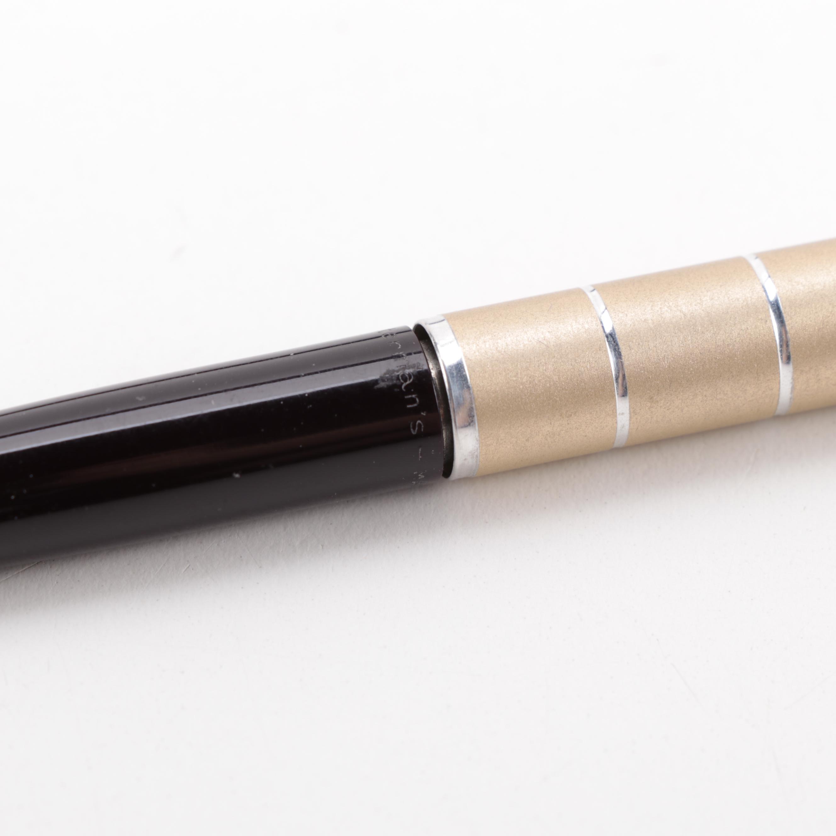 Waterman's Mechanical Pencil and Fountain Pen Set with Case and Ink Refills