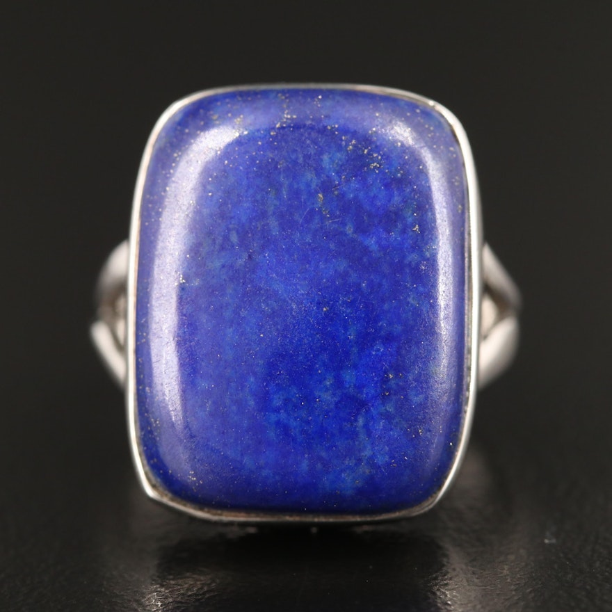 Sterling Silver Lapis Lazuli Ring