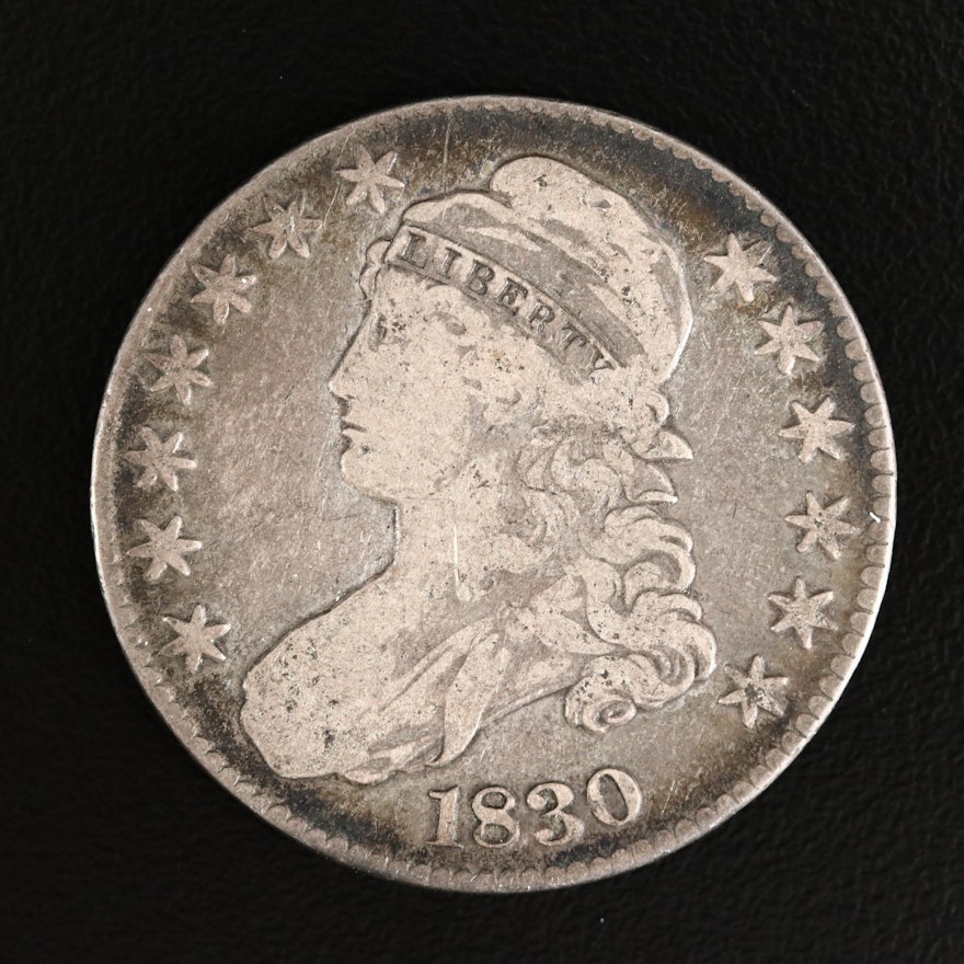 1830 Capped Bust Half Dollar