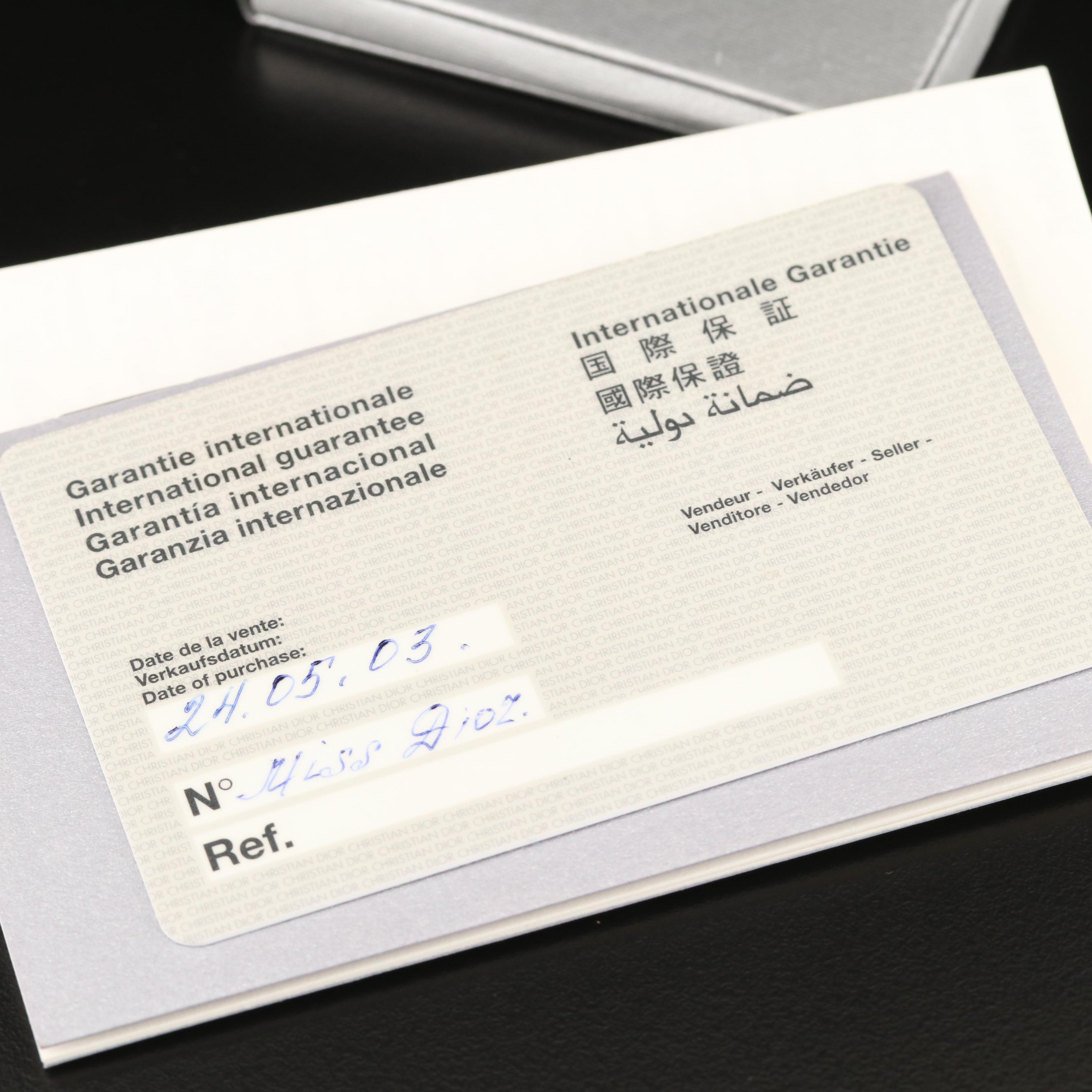 Christian Dior Stainless Steel Quartz Watch