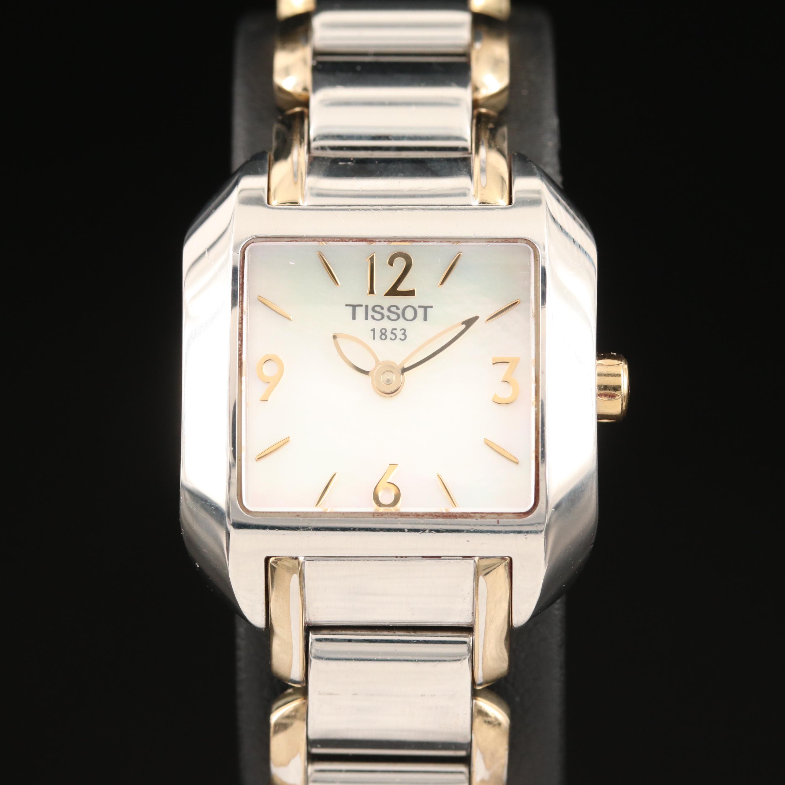 Tissot Mother of Pearl Dial Stainless Steel Quartz Watch