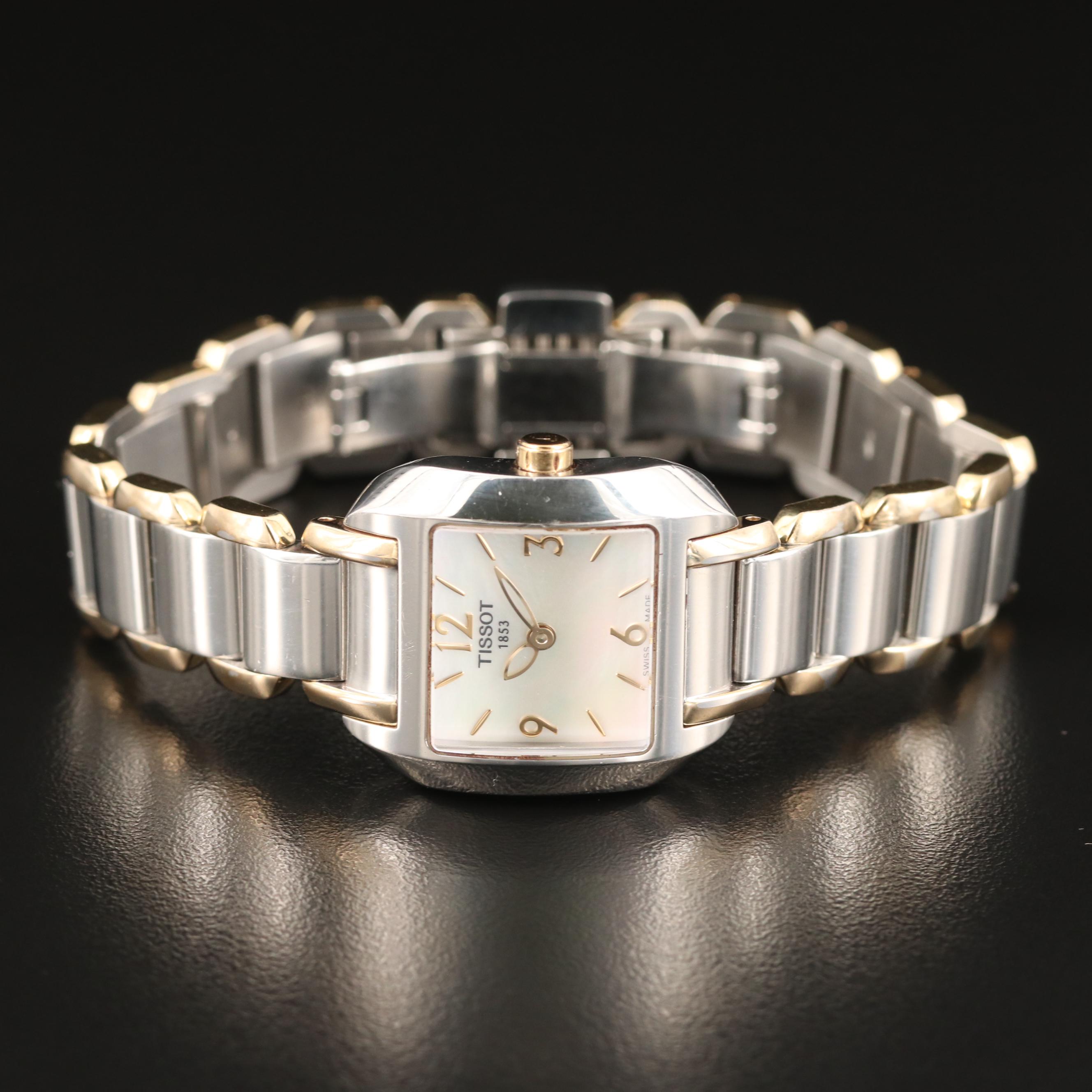 Tissot Mother of Pearl Dial Stainless Steel Quartz Watch