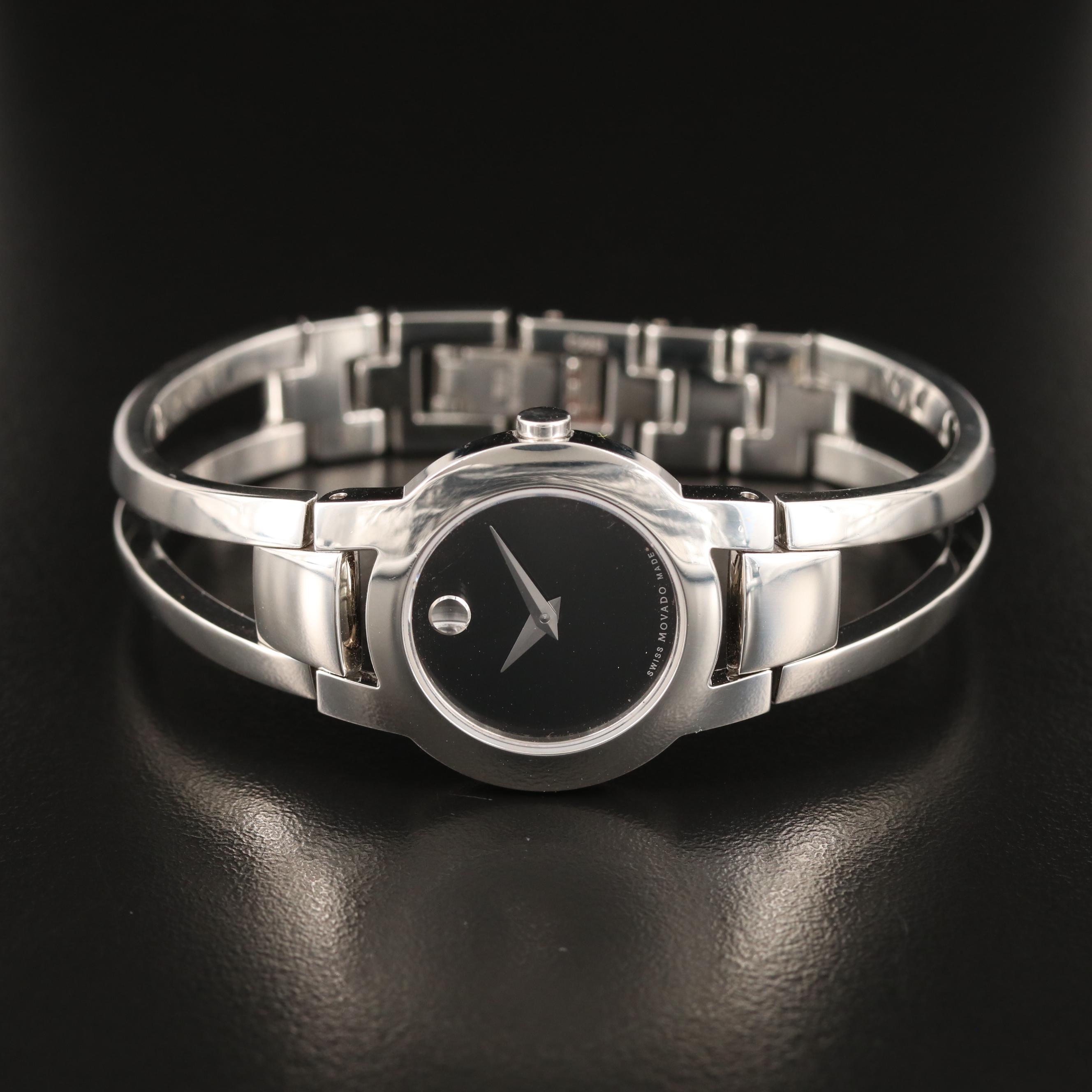 Movado Amorosa Stainless Steel Quartz Watch