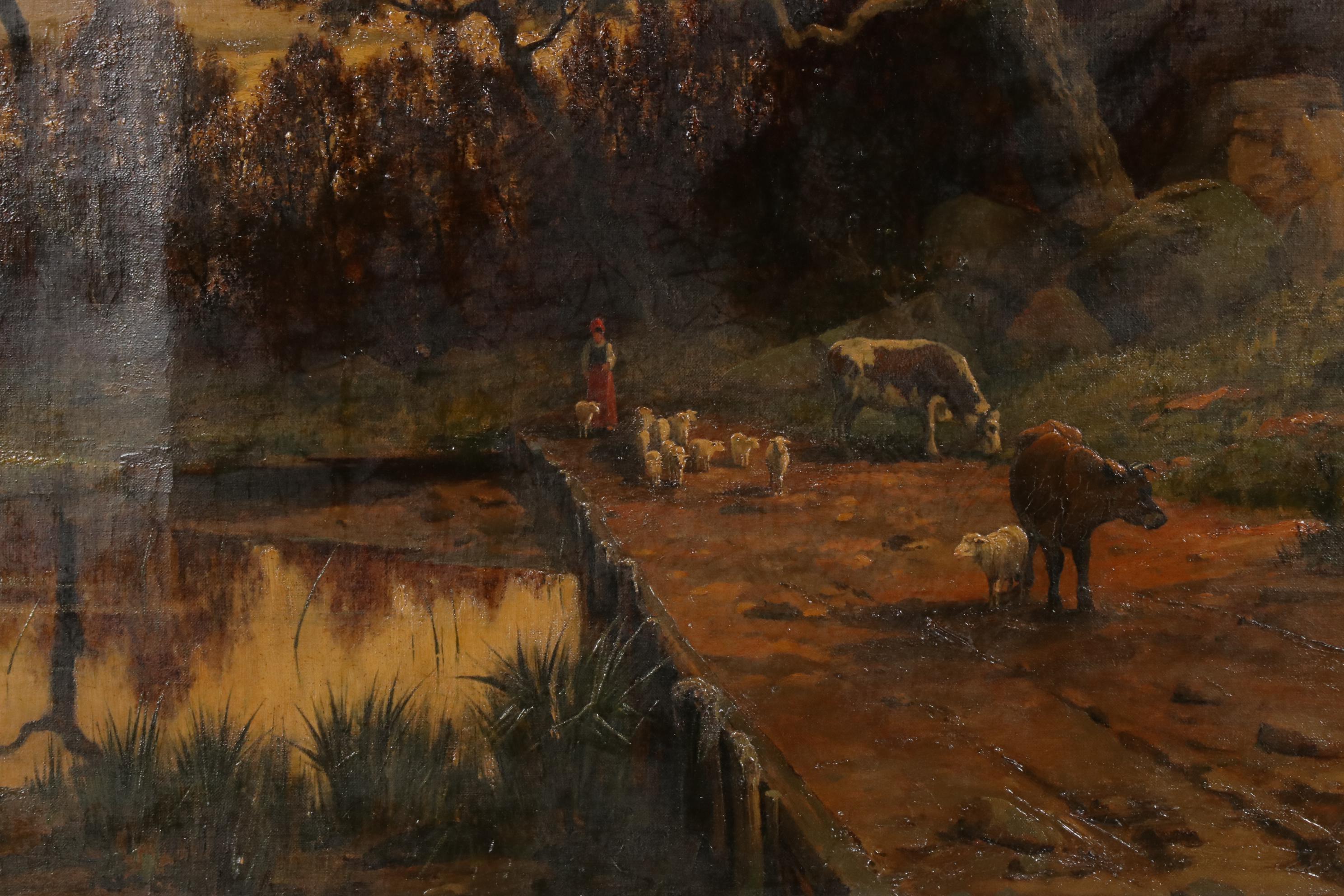 Patrick Vincent Berry Bucolic Landscape Oil Painting