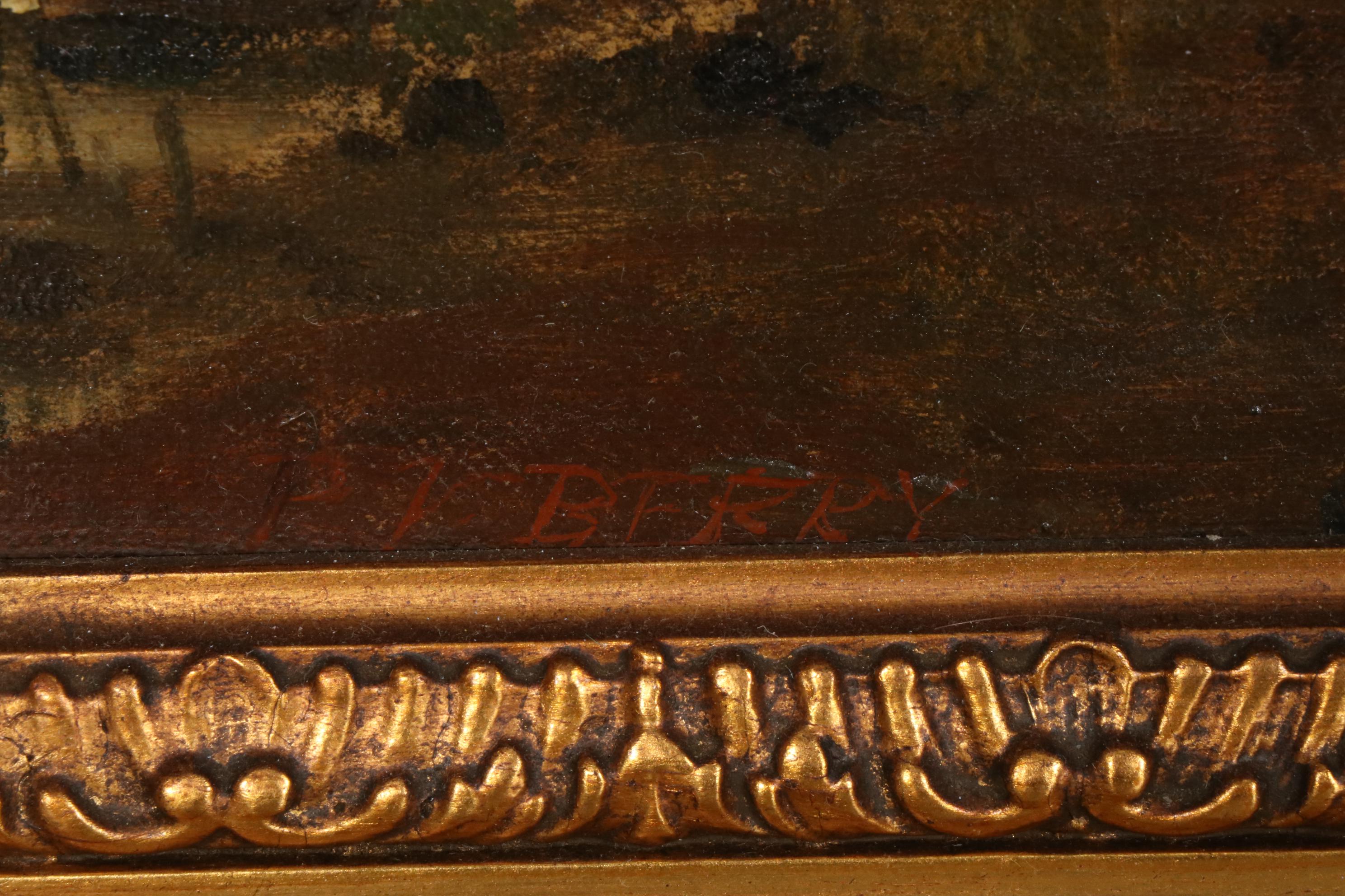 Patrick Vincent Berry Bucolic Landscape Oil Painting