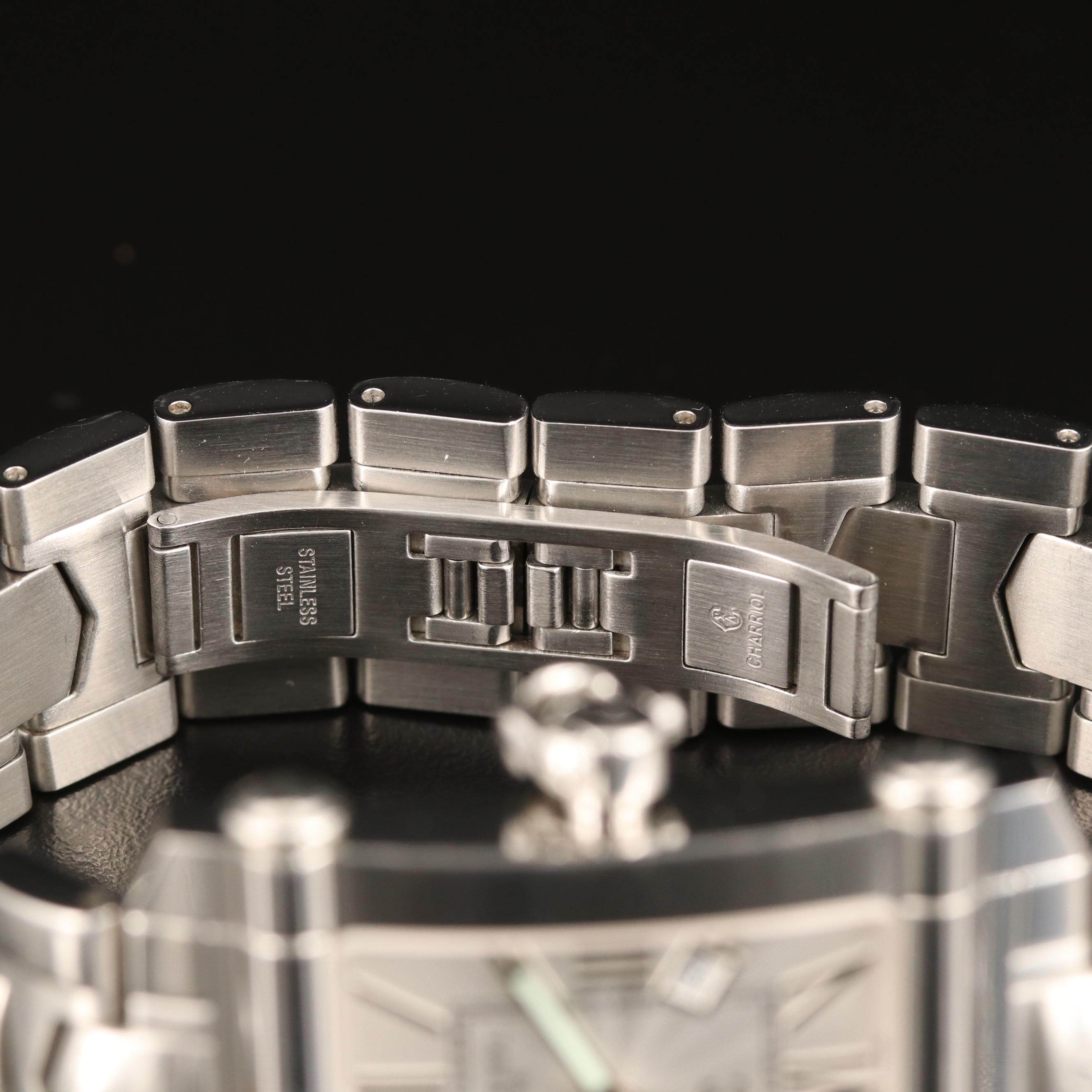 Charriol Columbus Stainless Steel Quartz Watch