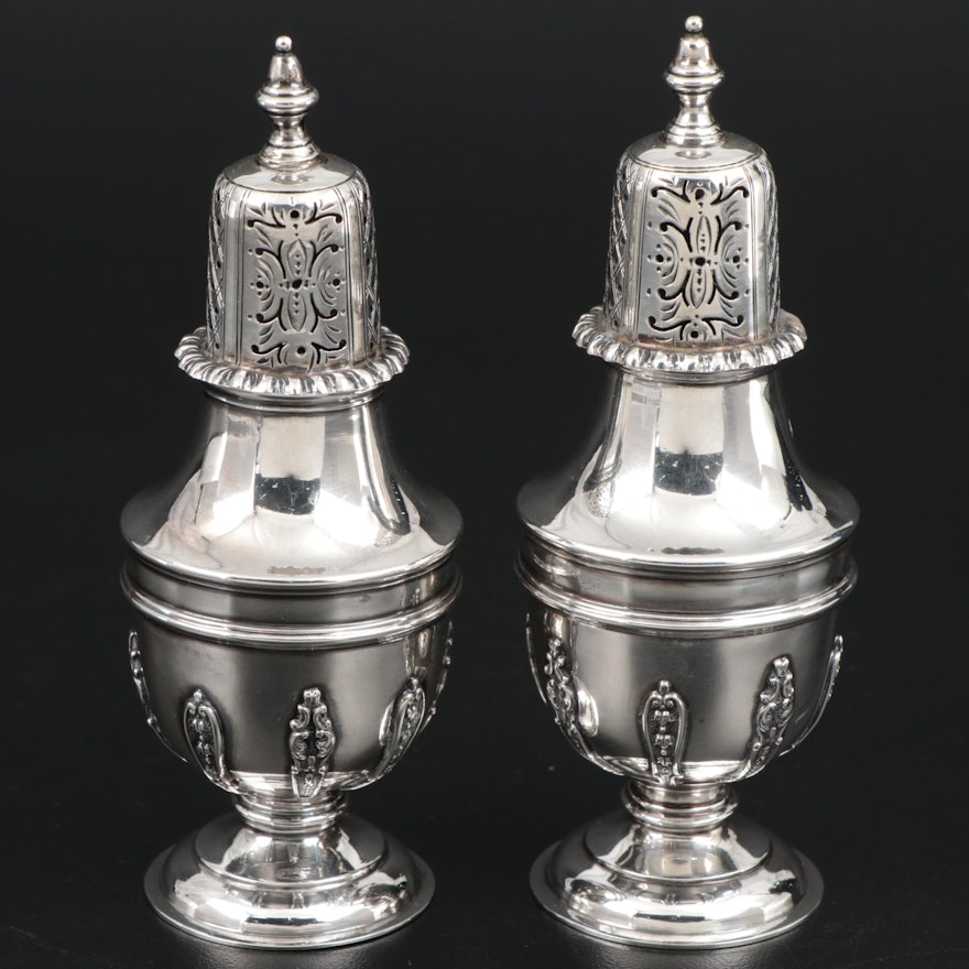 Sibray, Hall & Co. of London Sterling Silver Shakers, 1899