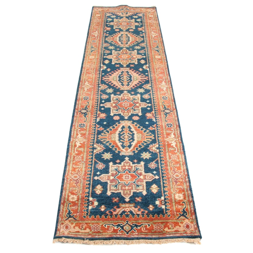 2'6 x 10'1 Hand-Knotted Indo Persian Tabriz Runner, 2010s