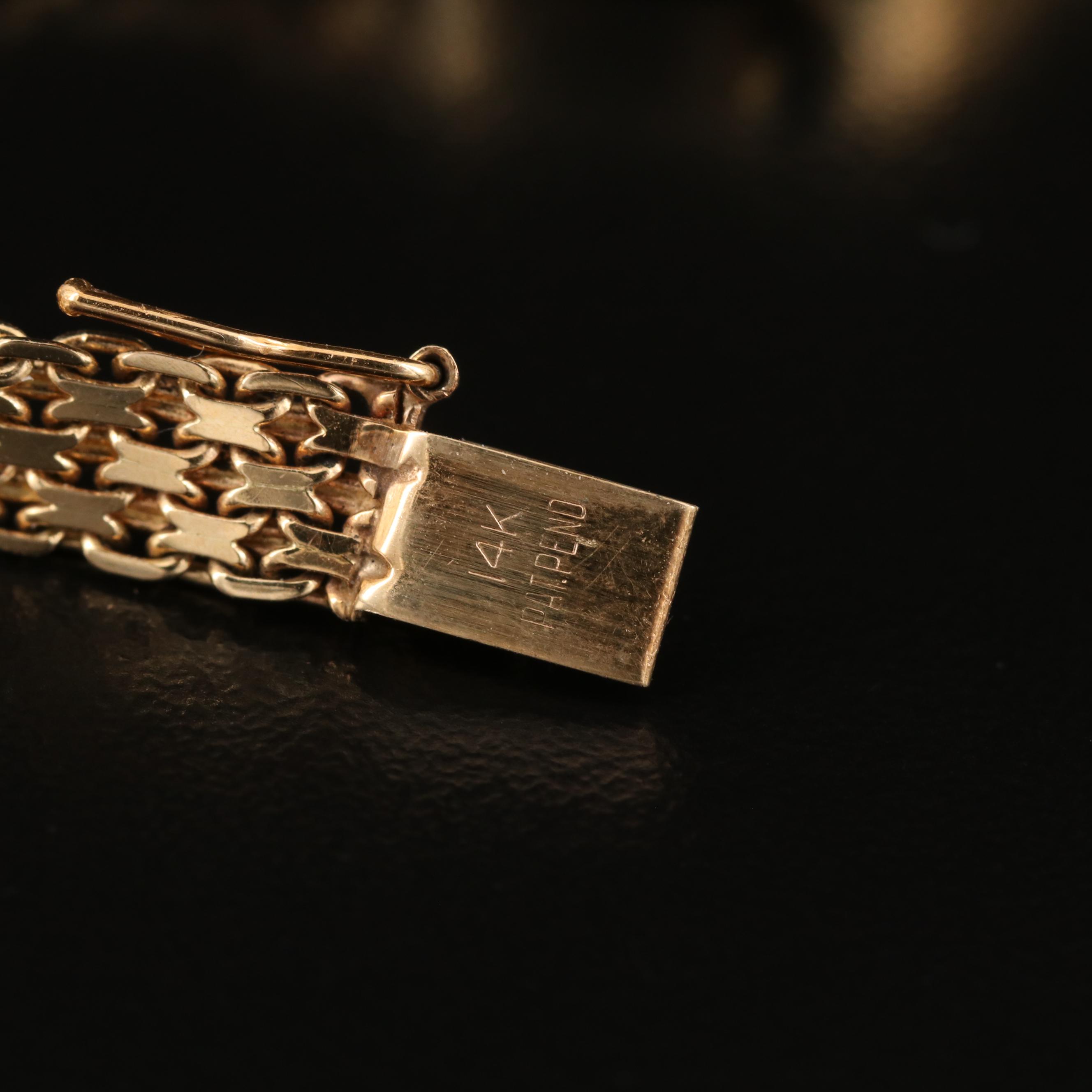 Jacques Prevard 14K and Diamonds Quartz Watch