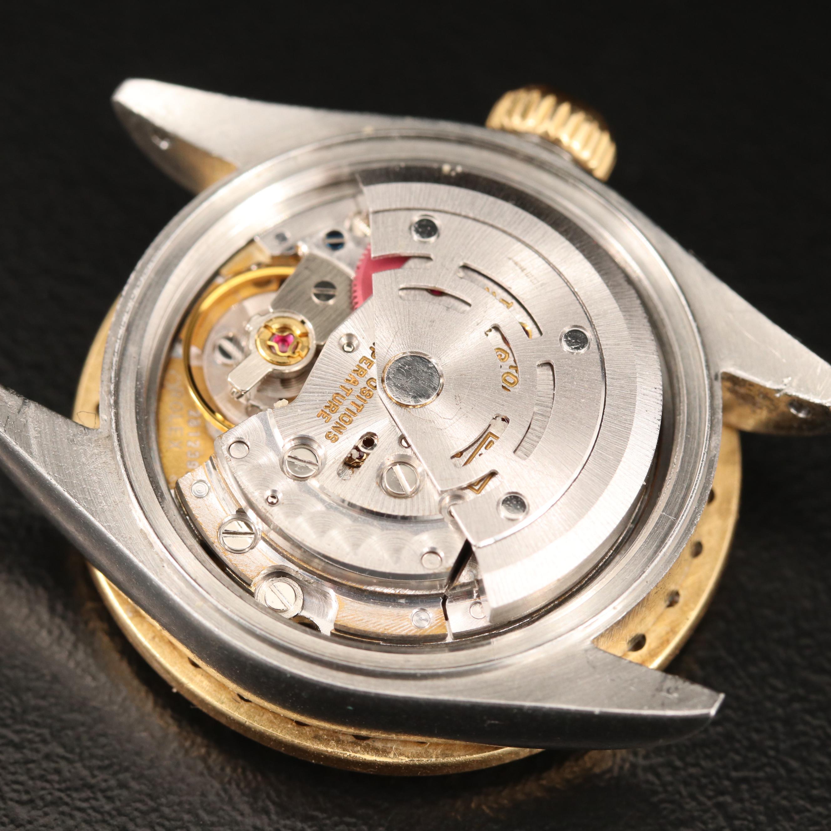 1993 Rolex Datejust 18K and Stainless Steel Diamond Bezel Automatic Watch