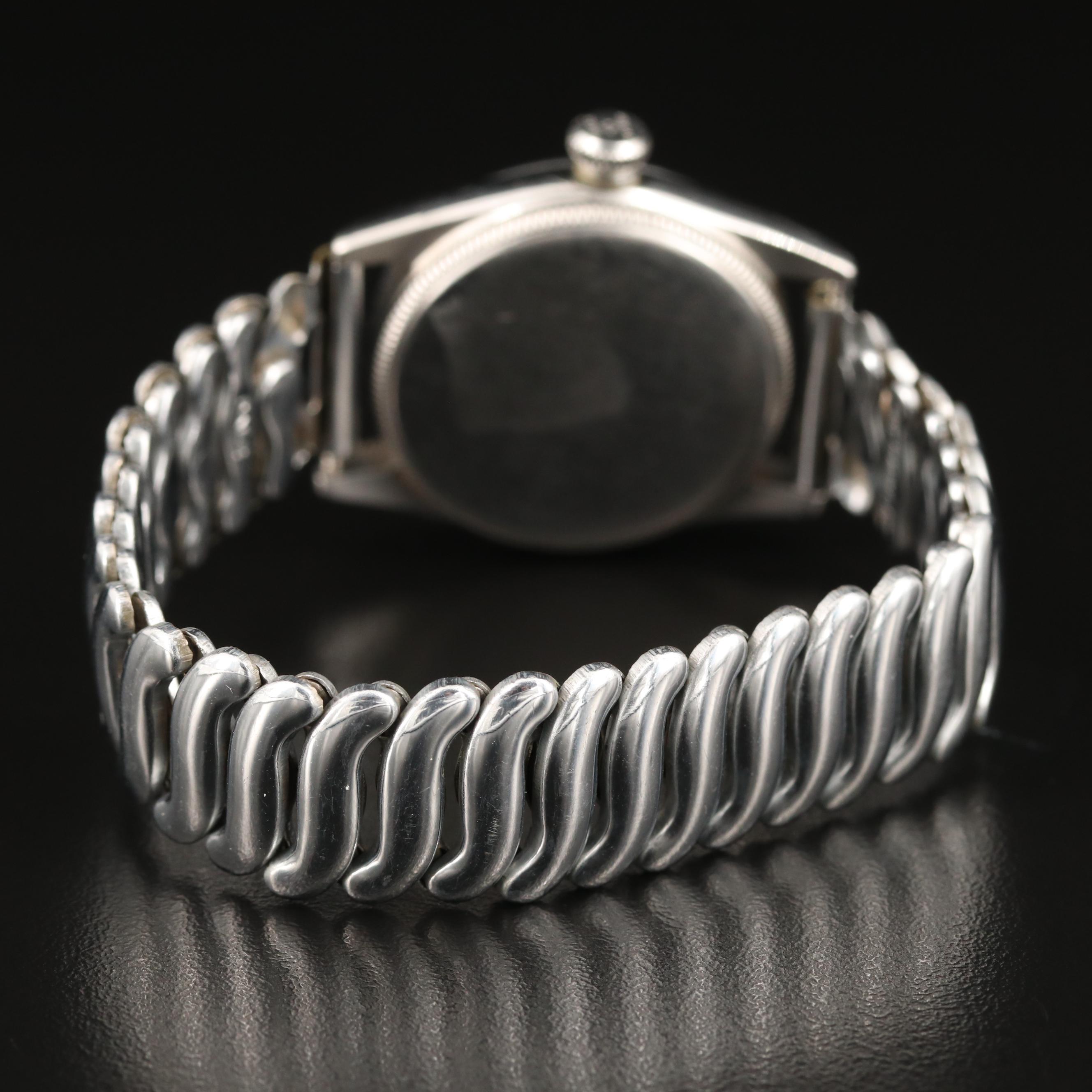 1946 Rolex Oyster SpeedKing Stainless Steel Stem Wind Watch