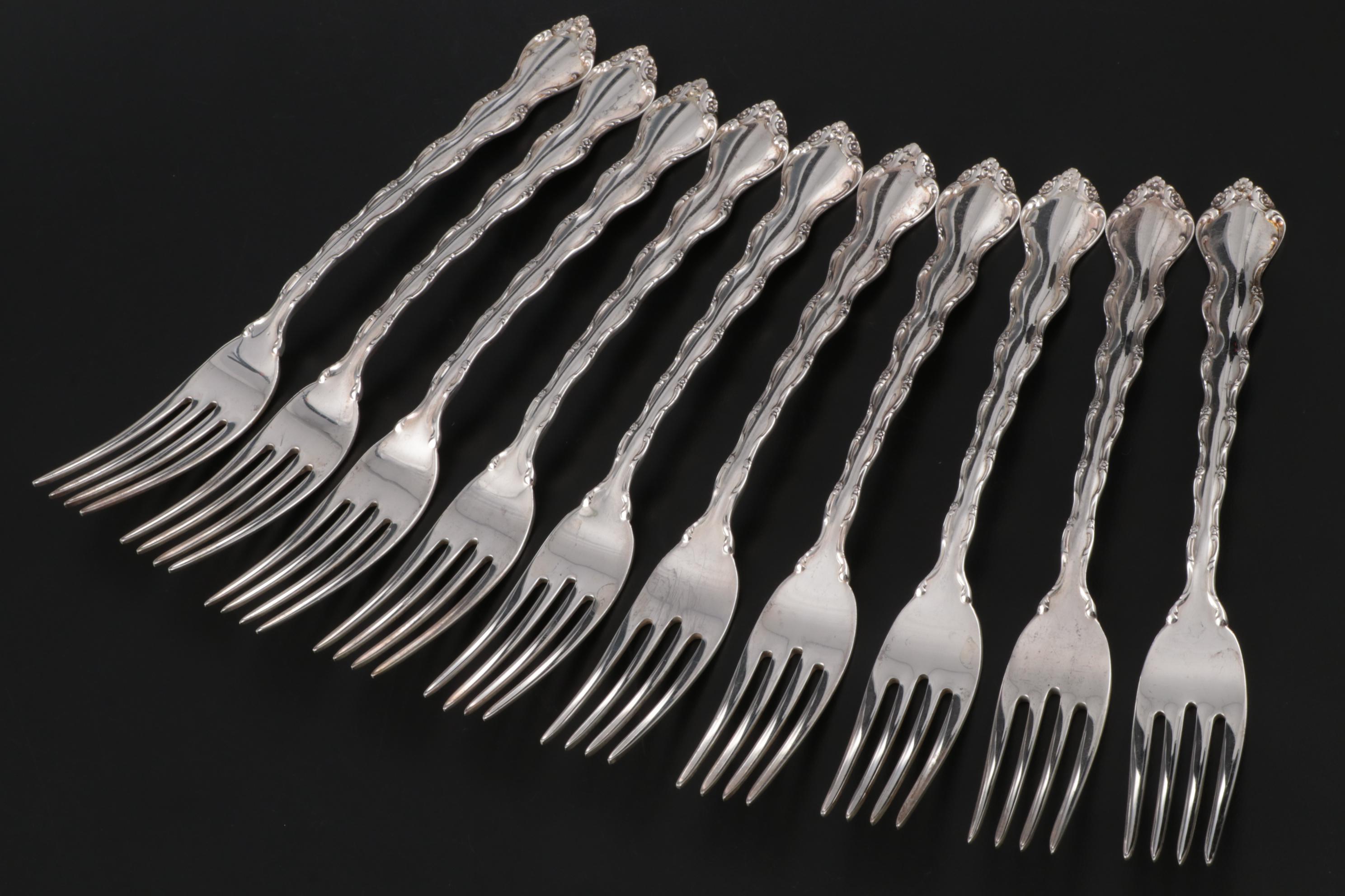 Reed & Barton "Tara" Sterling Silver Flatware, Mid to Late 20th Century