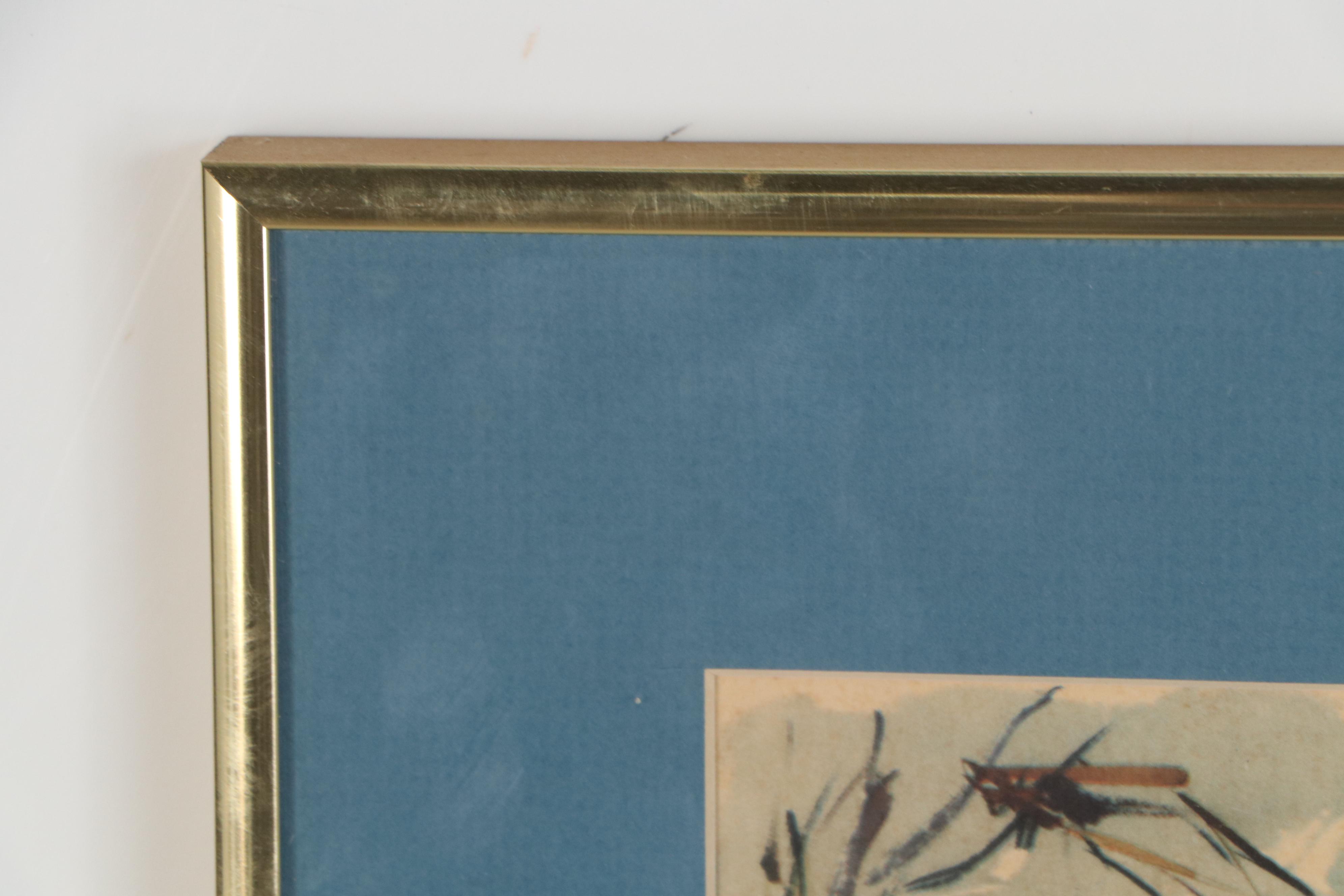 Offset Lithograph after Marius Girard "Paris, Notre Dame et les Bouquinistes"