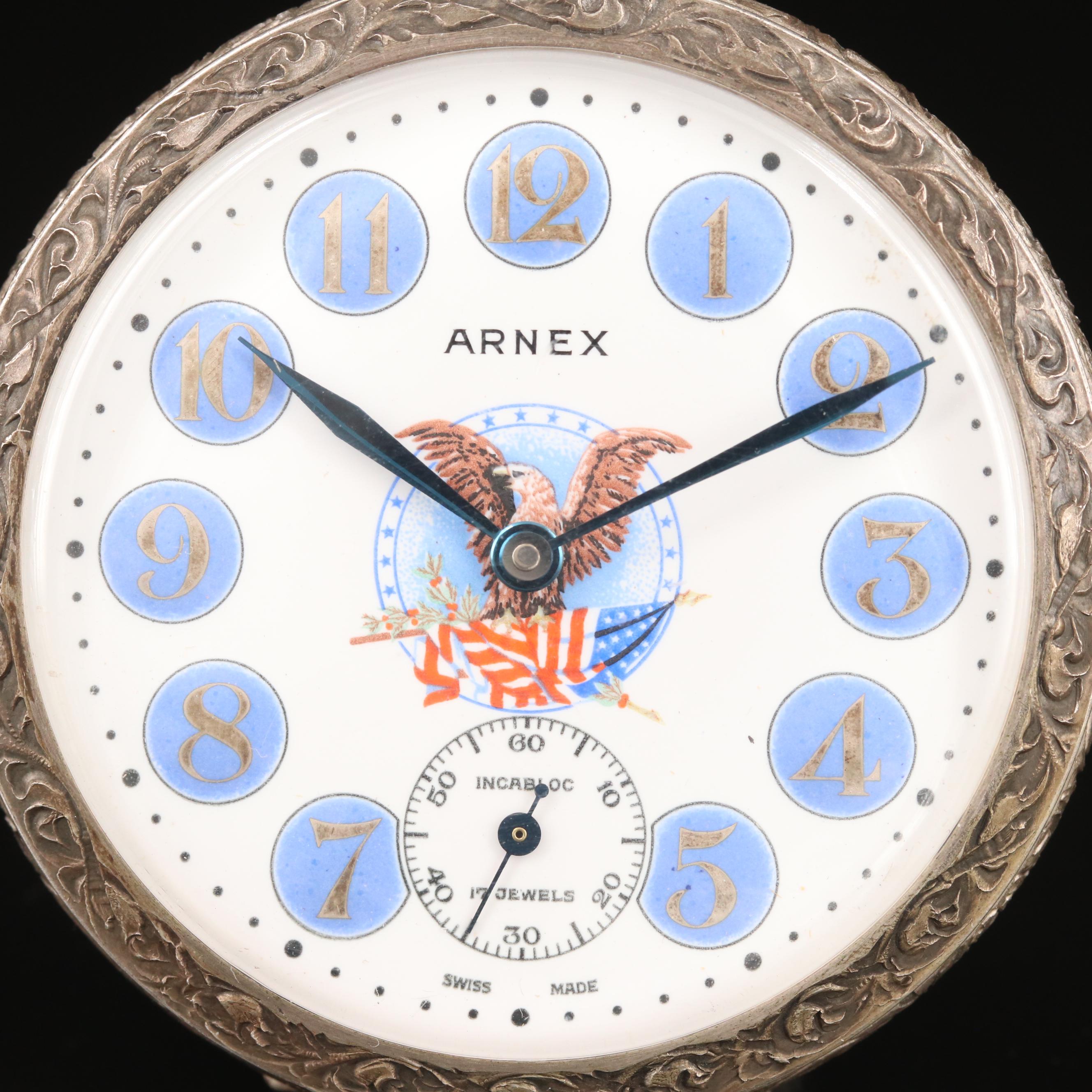 Vintage Arnex Robert F. & John F. Kennedy Commemorative Pocket Watch