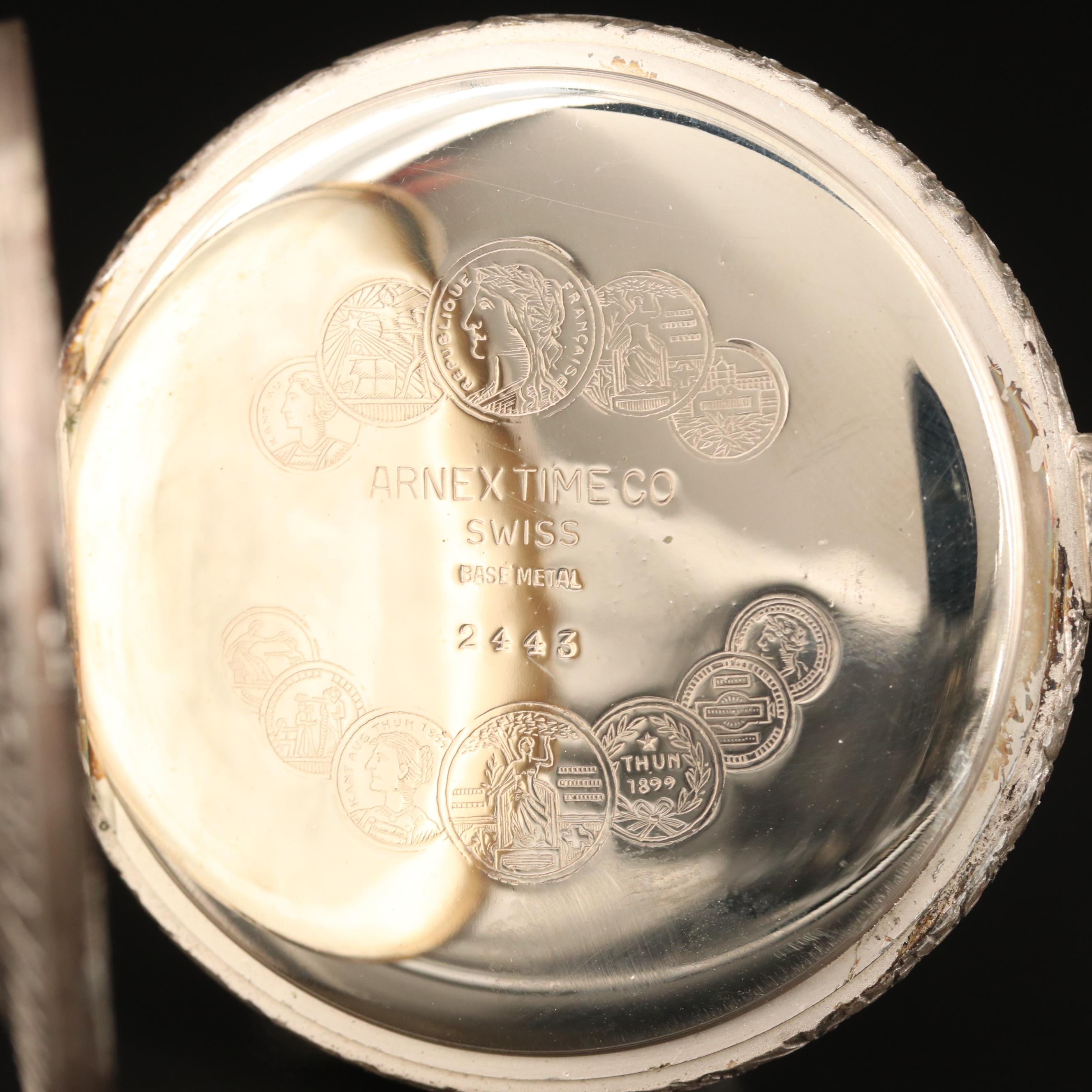 Vintage Arnex Robert F. & John F. Kennedy Commemorative Pocket Watch