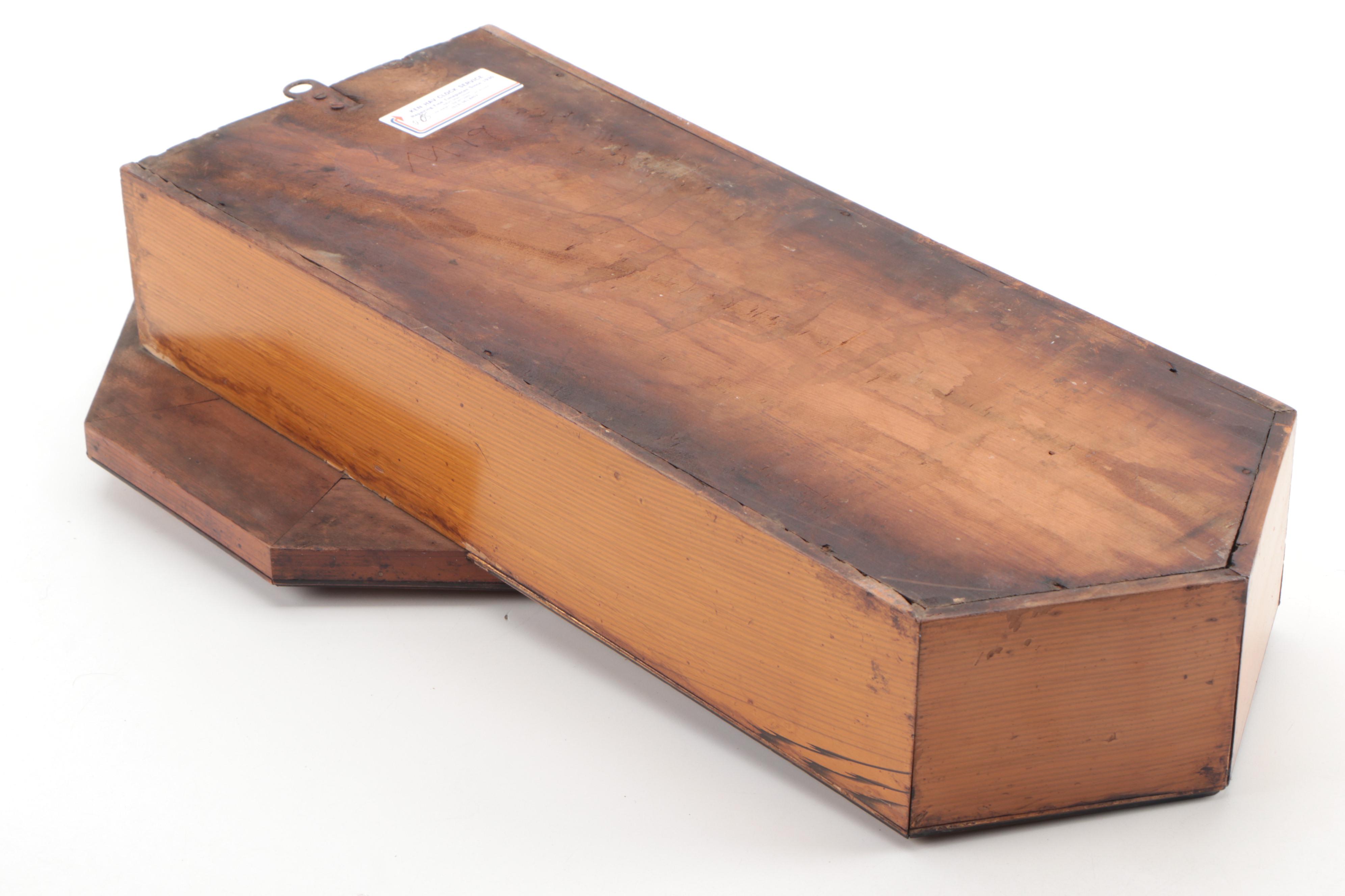 Seikosha Japanese 8 Day Wood Wall Clock, Early 20th Century