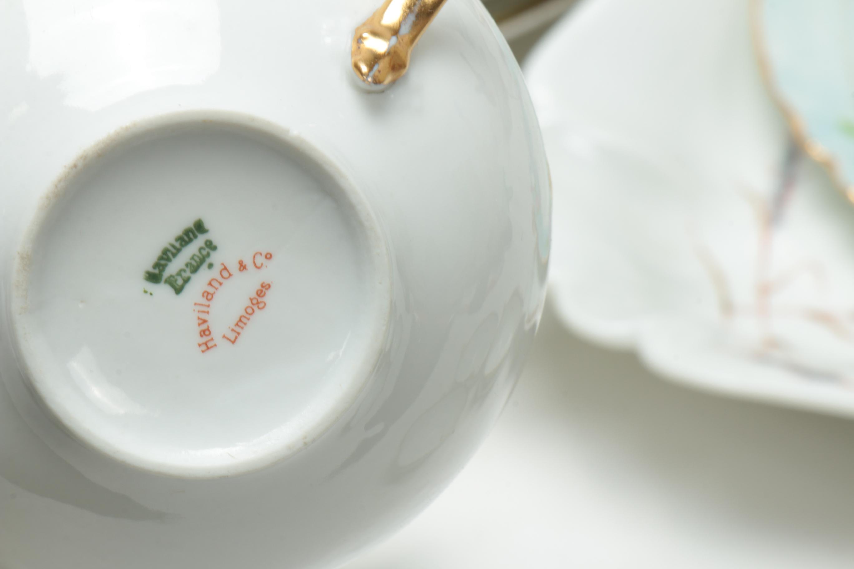 Haviland & Co. Limoges Floral Porcelain Dinner and Serveware